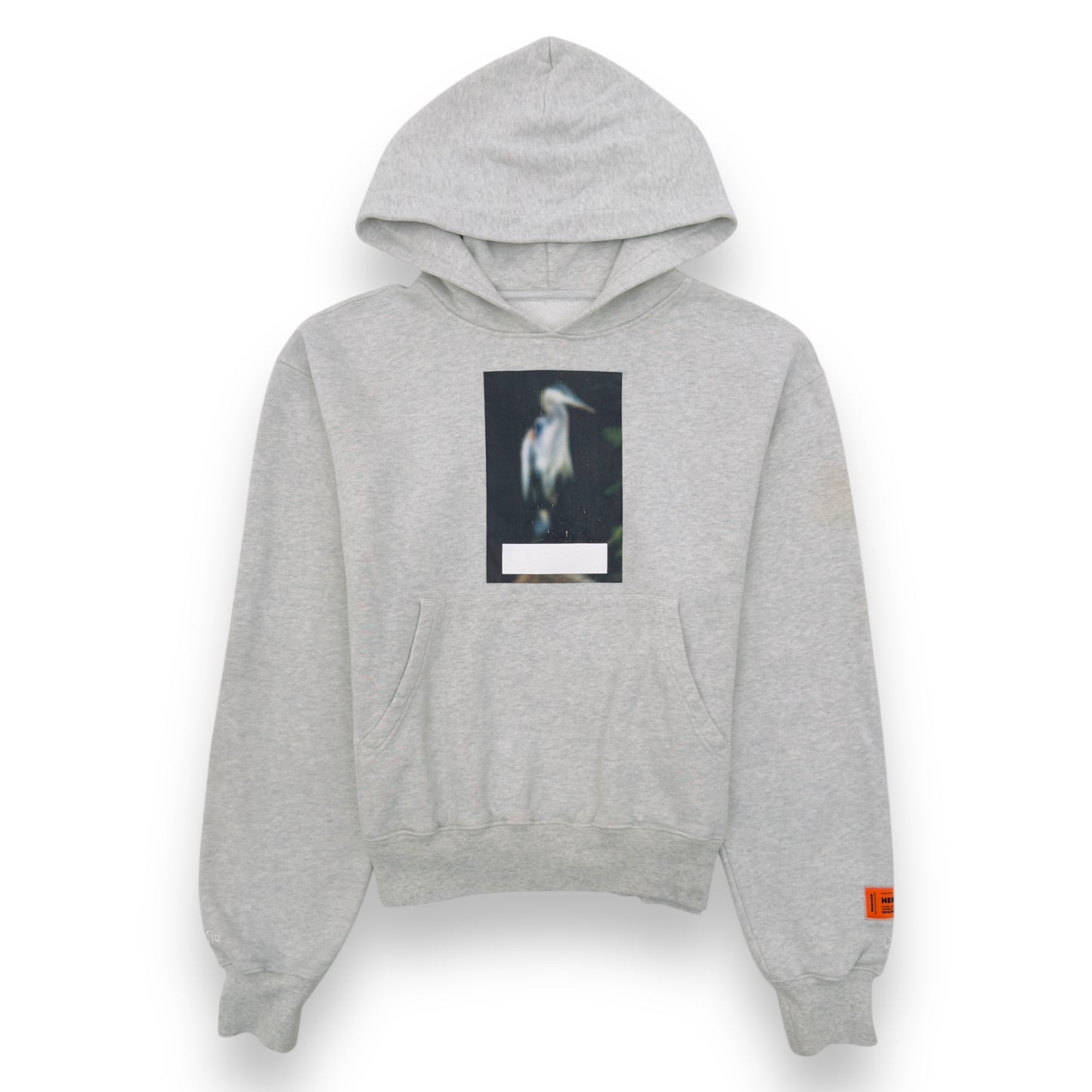 HERON PRESTON CENSORED HERON HOODIE GREY S