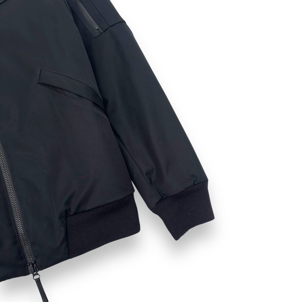 NIKE JORDAN CITY OF FLIGHT MA-1 BOMBER JACKET BLACK / WHITE L
