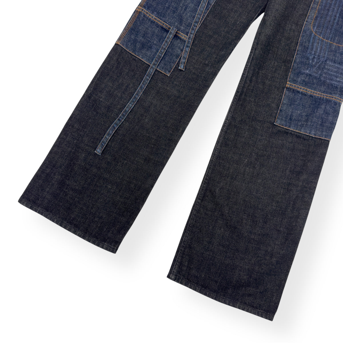 LOUIS VUITTON KARAKORAM BOW TIME DENIM JEANS INDIGO W34”