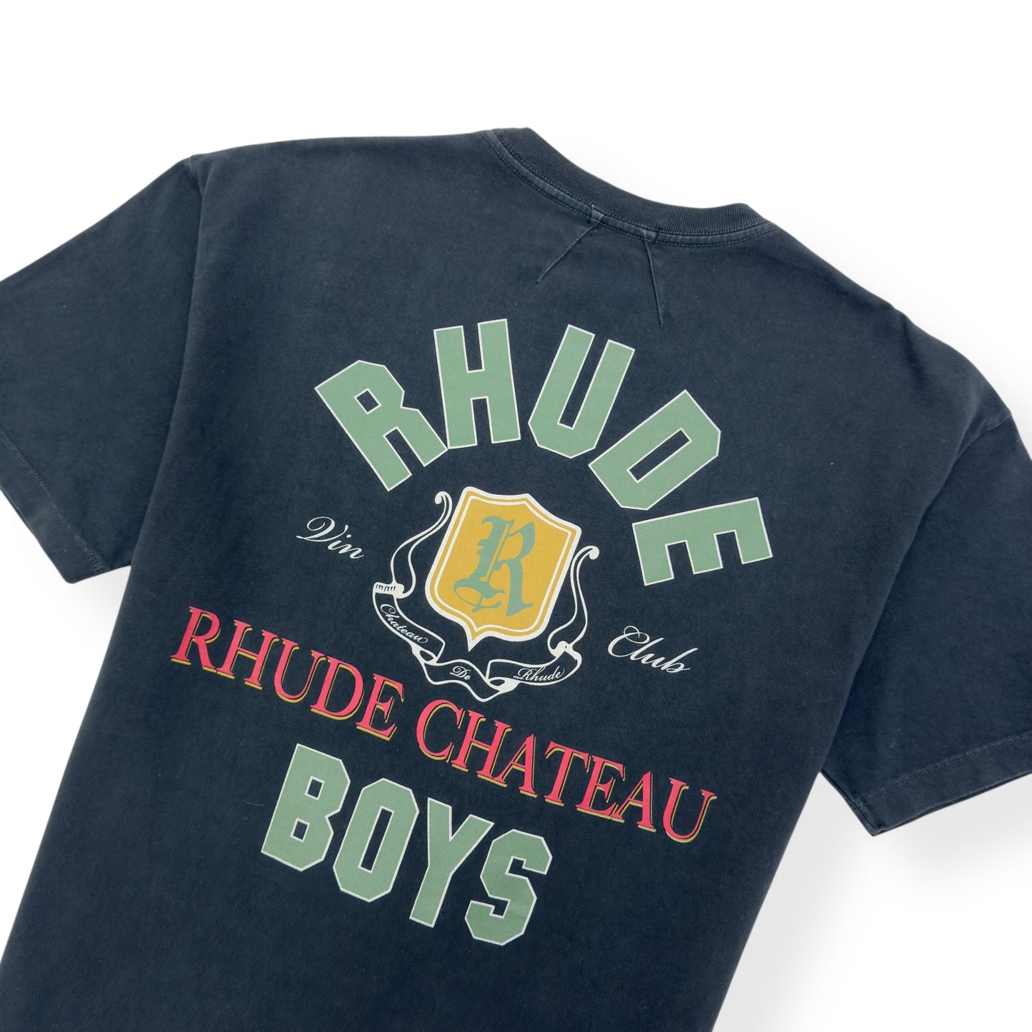 RHUDE CHAEAU BOYS T-SHIRT NAVY M