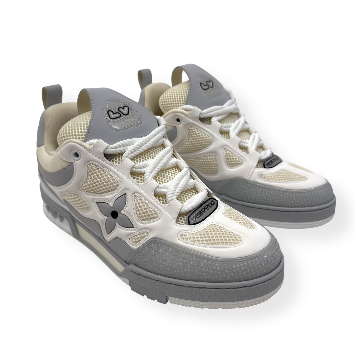 LOUIS VUITTON LV SKATE SNEAKER LUXURY GREY UK8