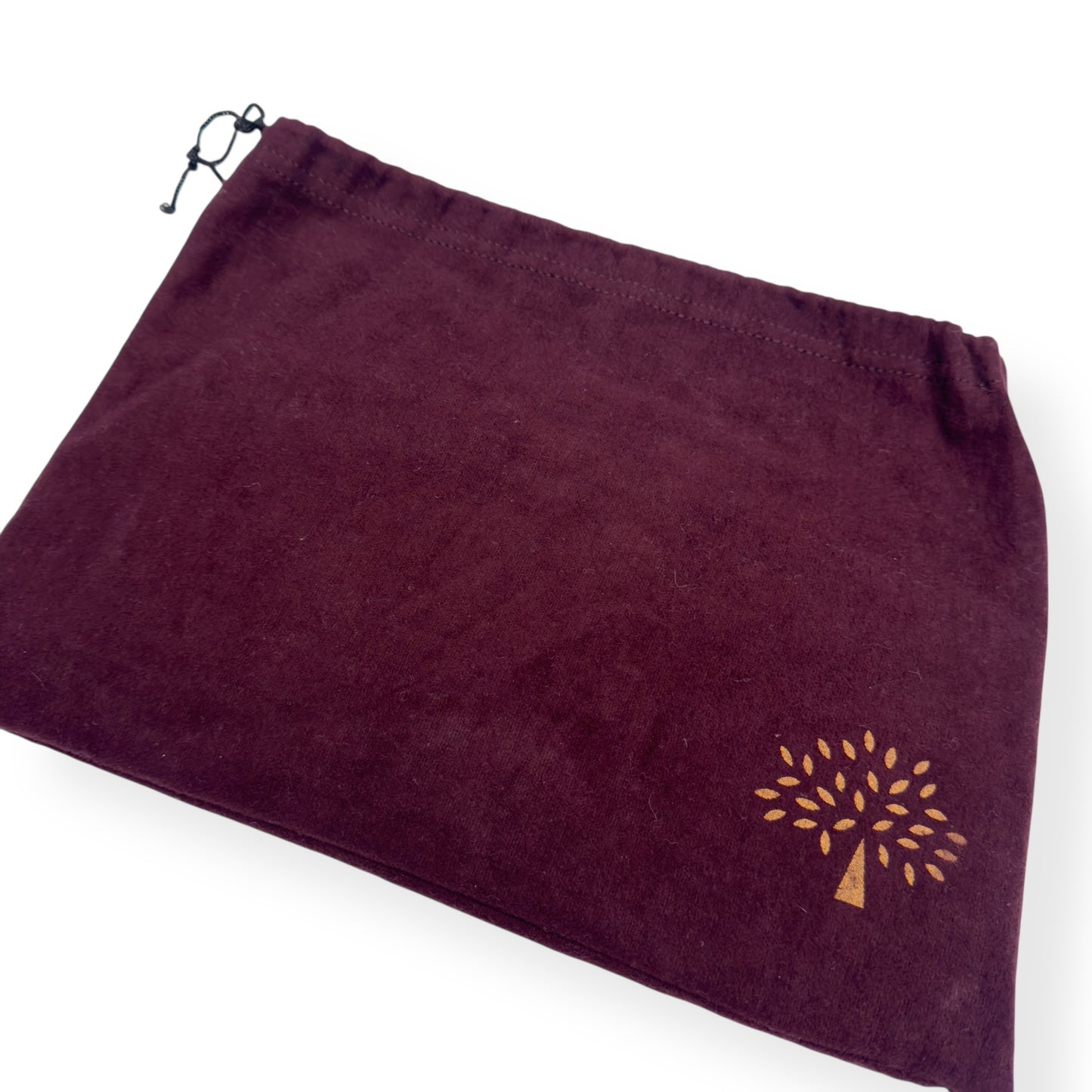 MULBERRY CLOTH CLUTCH WALLET PURPLE / SILVER