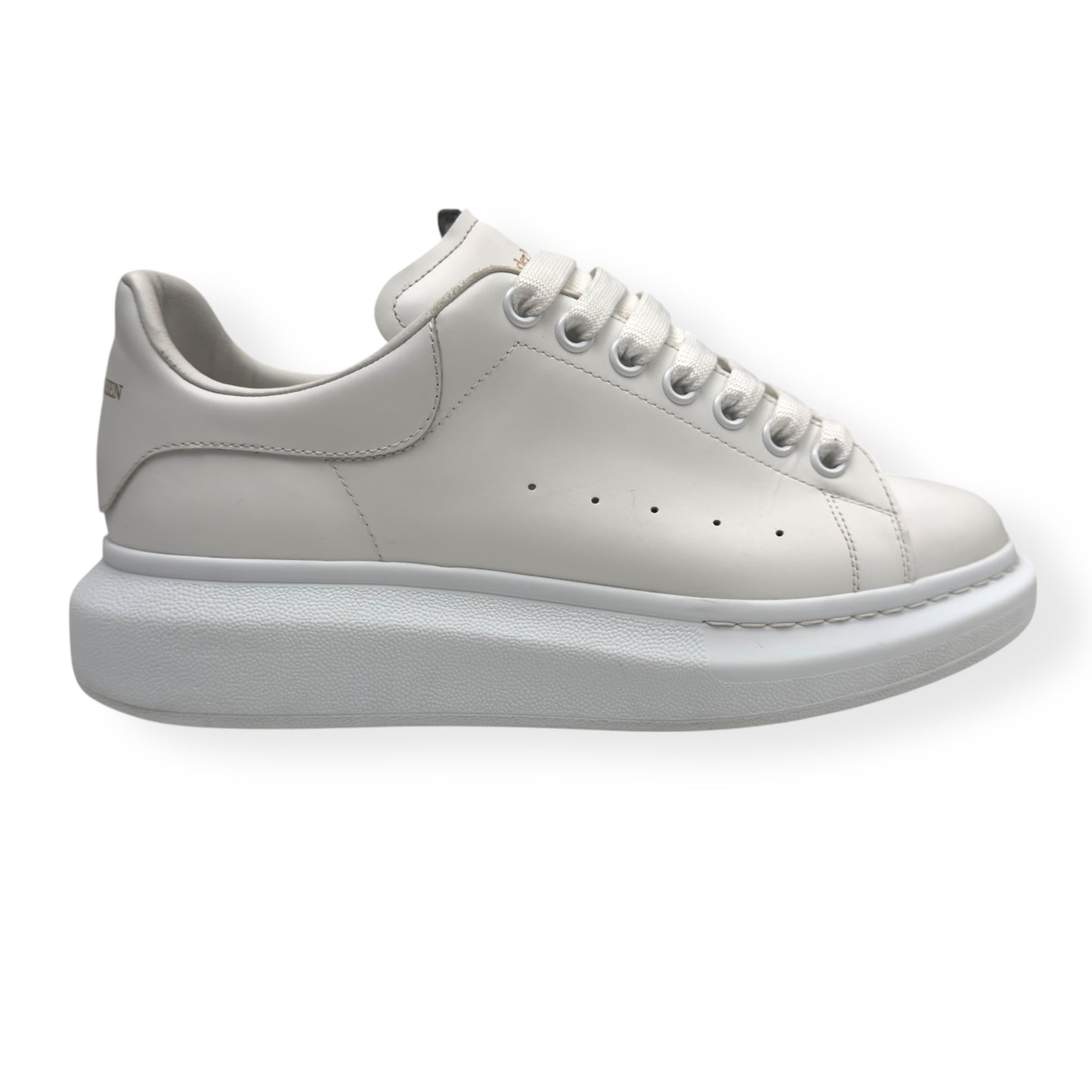 ALEXANDER MCQUEEN OVERSIZED LEATHER SNEAKER WHITE 42.5 / UK8.5