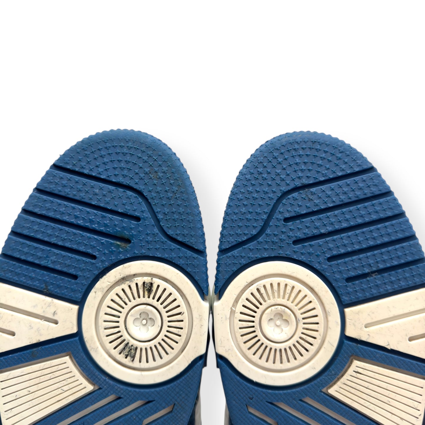 LOUIS VUITTON LV MONOGRAM DENIM SNEAKER BLUE / WHITE UK9.5