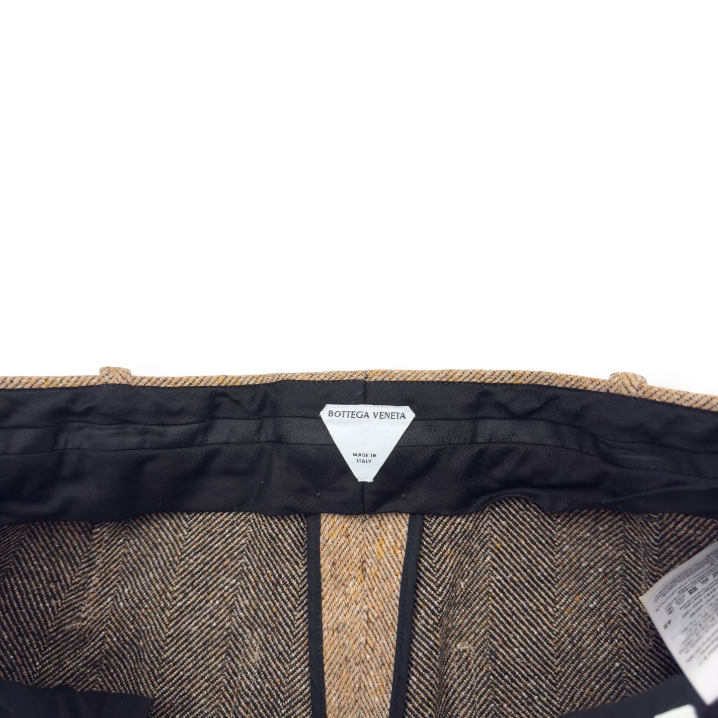 BOTTEGA VENETA WOOL / SILK TROUSERS SAND 48 / M