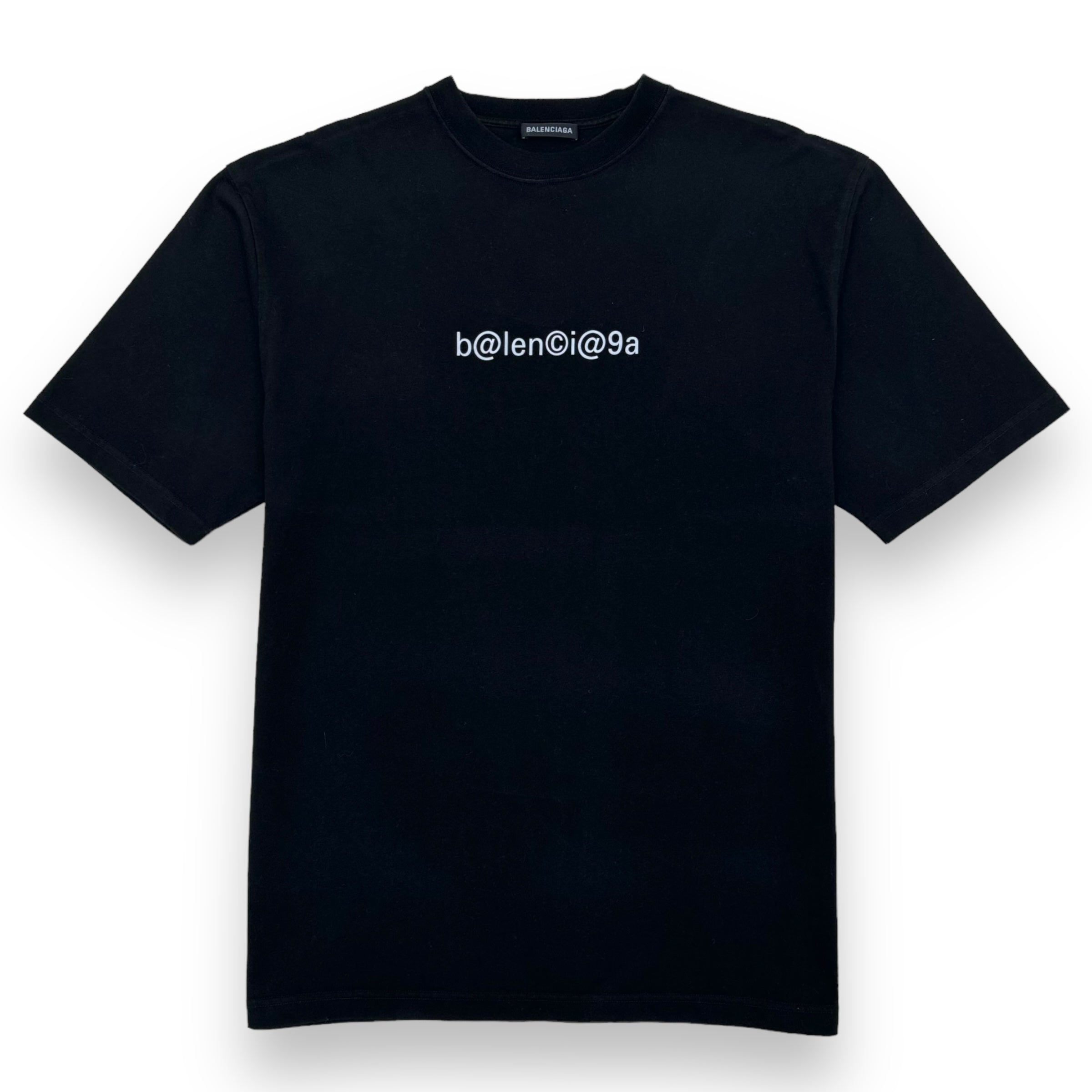 BALENCIAGA OVERSIZED SYMBOLIC LOGO T-SHIRT BLACK M