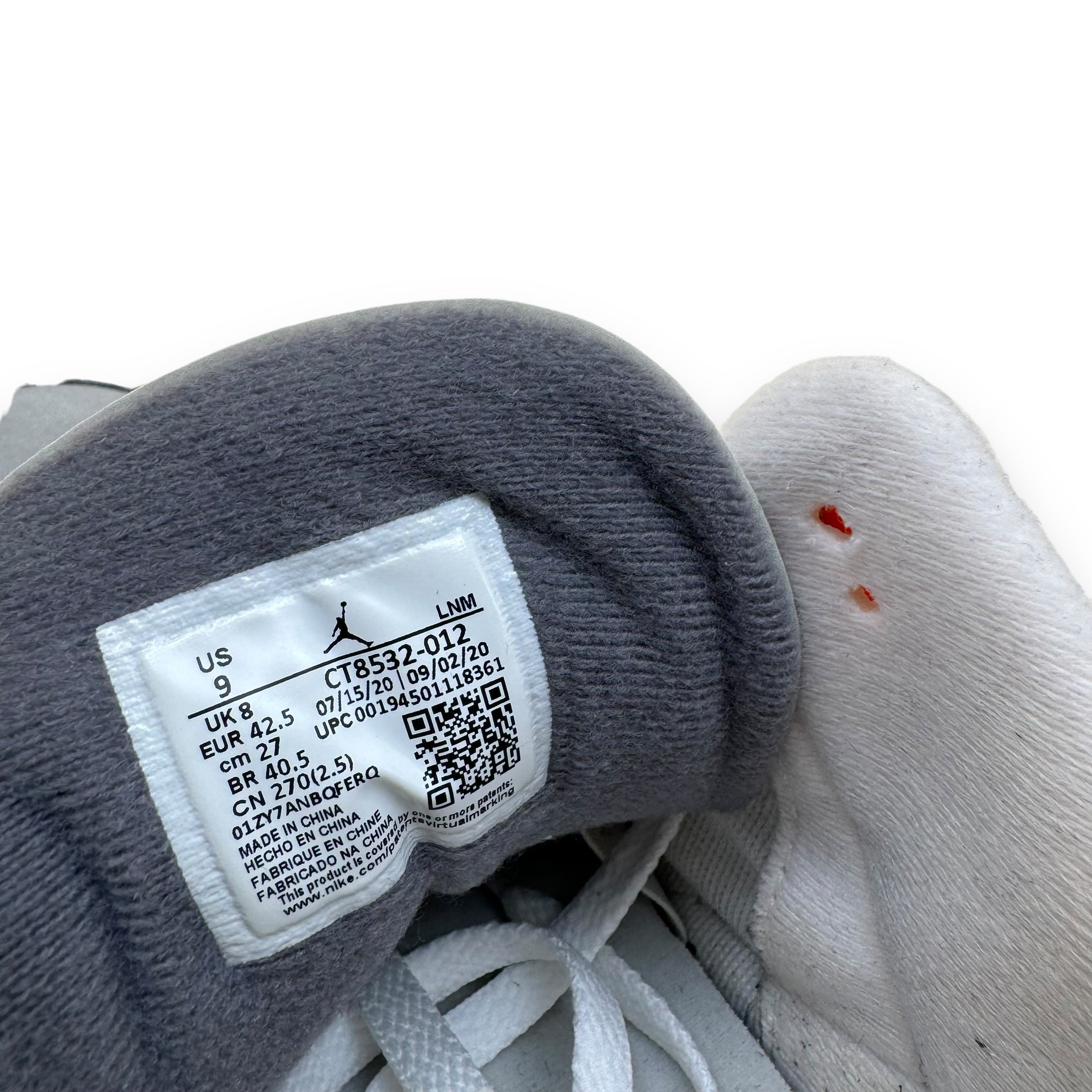 AIR JORDAN 3 RETRO SNEAKER COOL GREY UK8