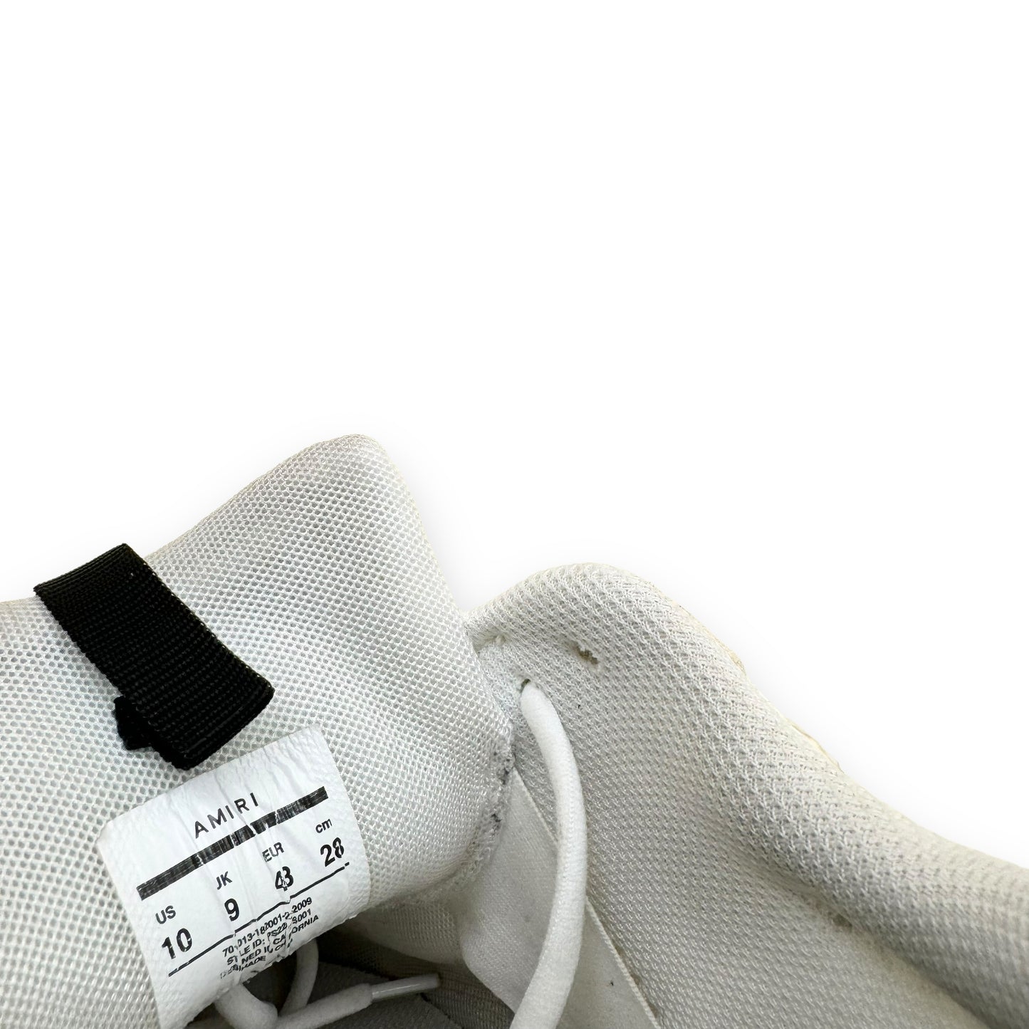 AMIRI BONE RUNNER SNEAKER OFF-WHITE / BLACK UK9