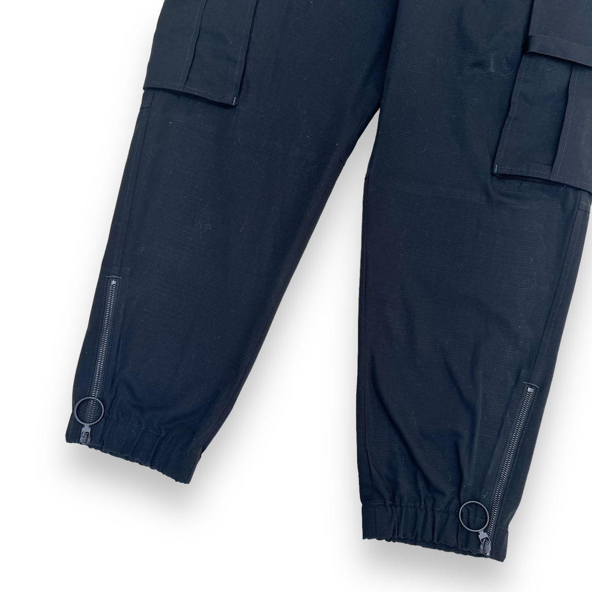 OFF-WHITE PARACHUTE CARGO TROUSERS BLACK XL