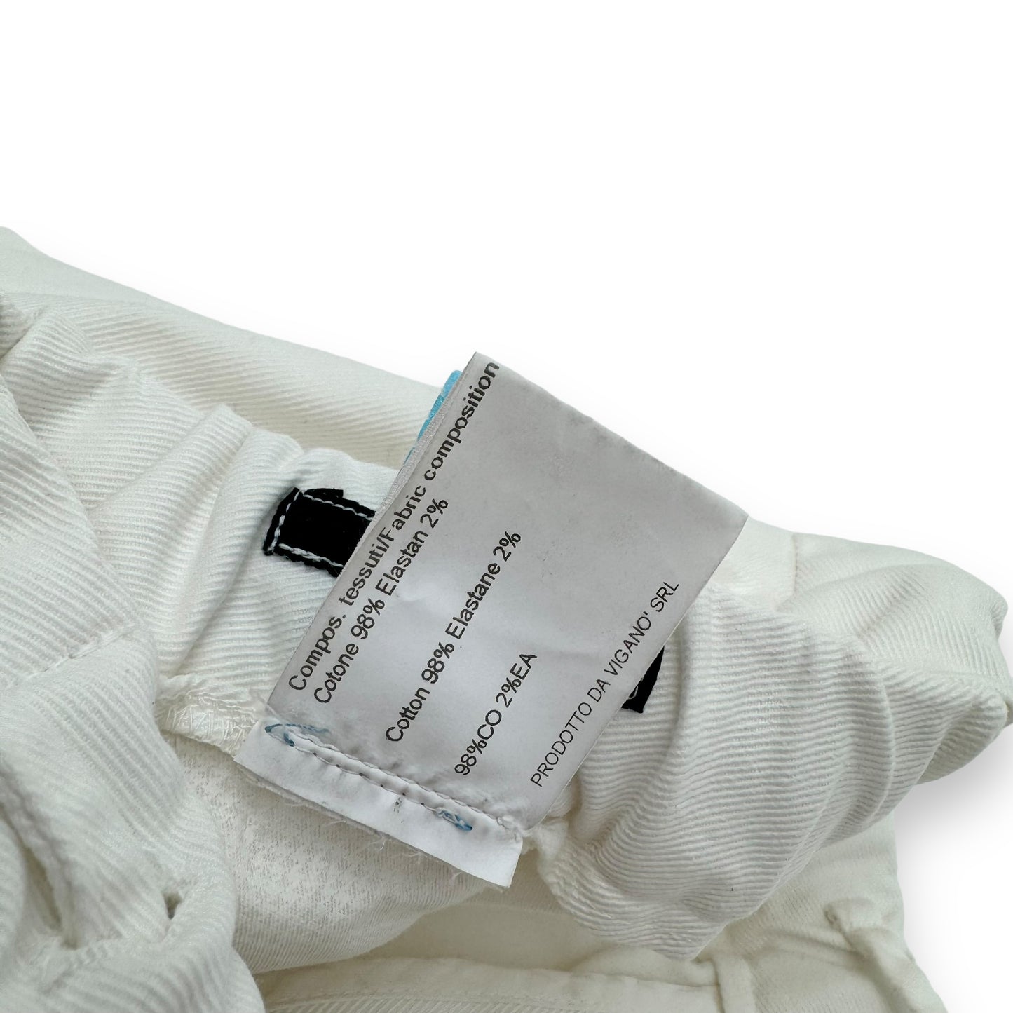 THOM SWEENEY COTTON-BLEND DRAWSTRING TROUSERS WHITE L