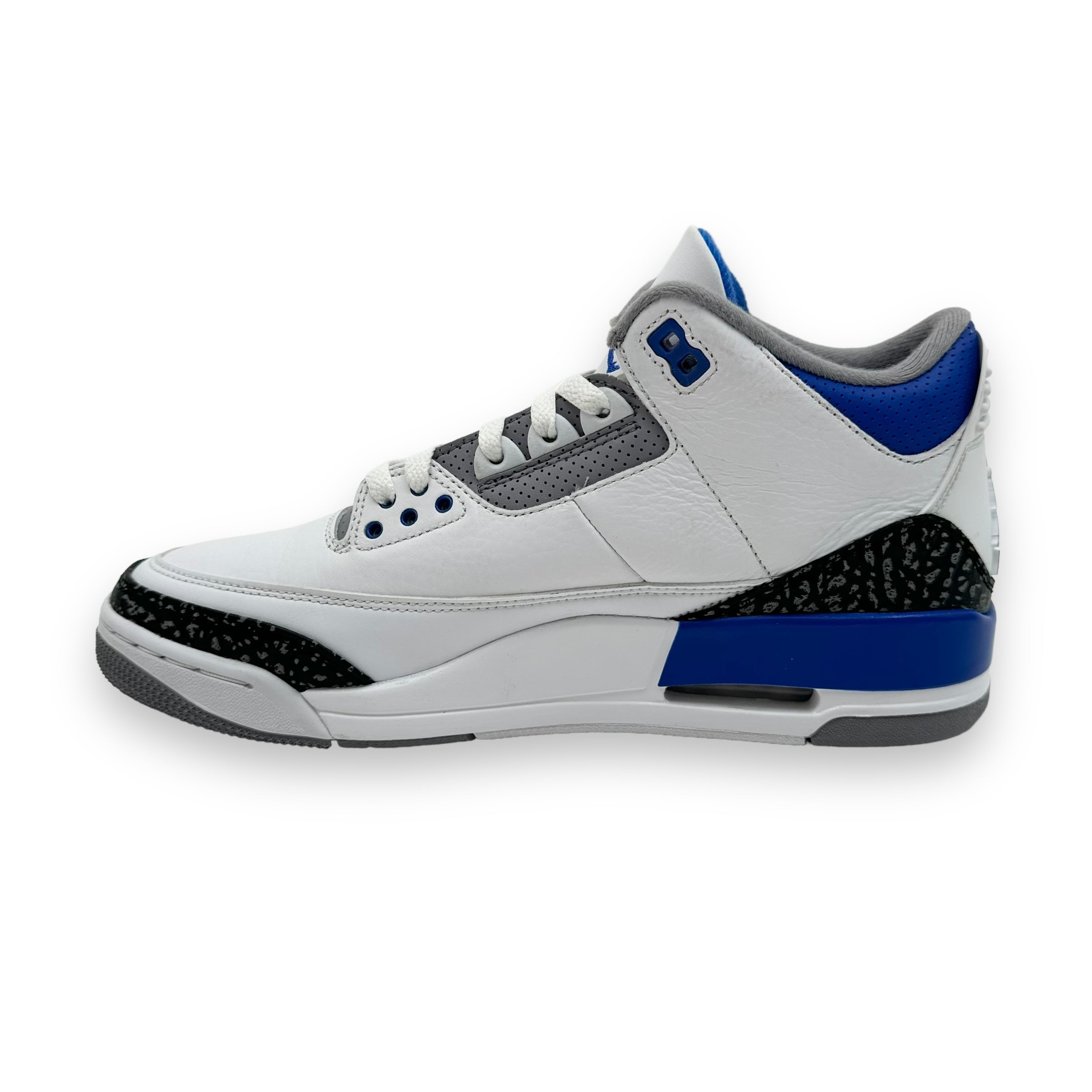 AIR JORDAN 3 RETRO SNEAKER RACER BLUE / WHITE UK8.5