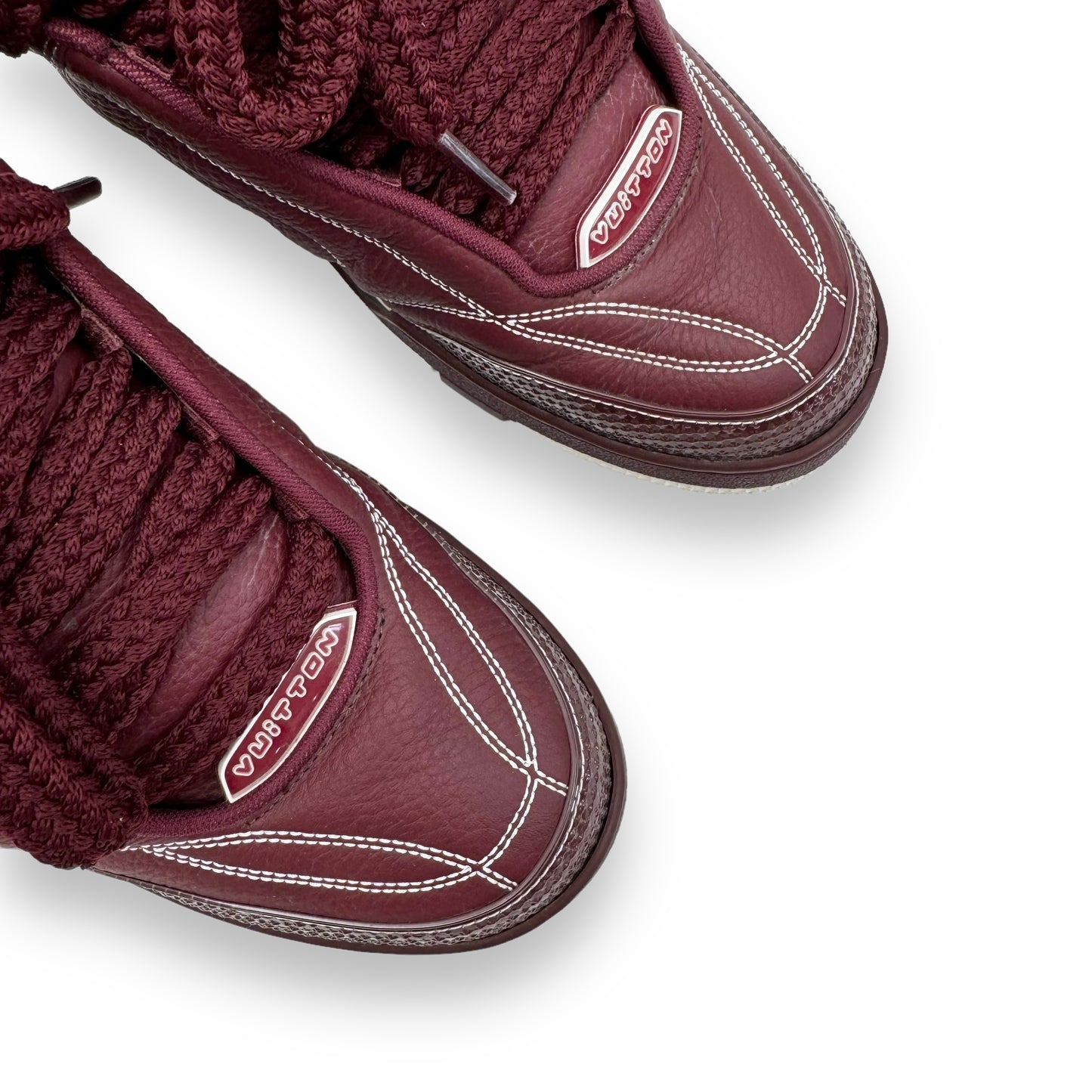 LOUIS VUITTON LV SKATE SNEAKER BORDEAUX RED UK7