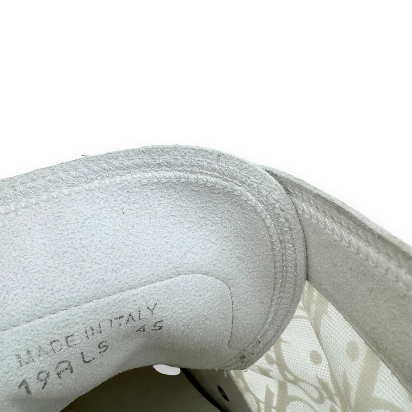 DIOR B23 OBLIQUE HIGH TOP SNEAKER WHITE UK11