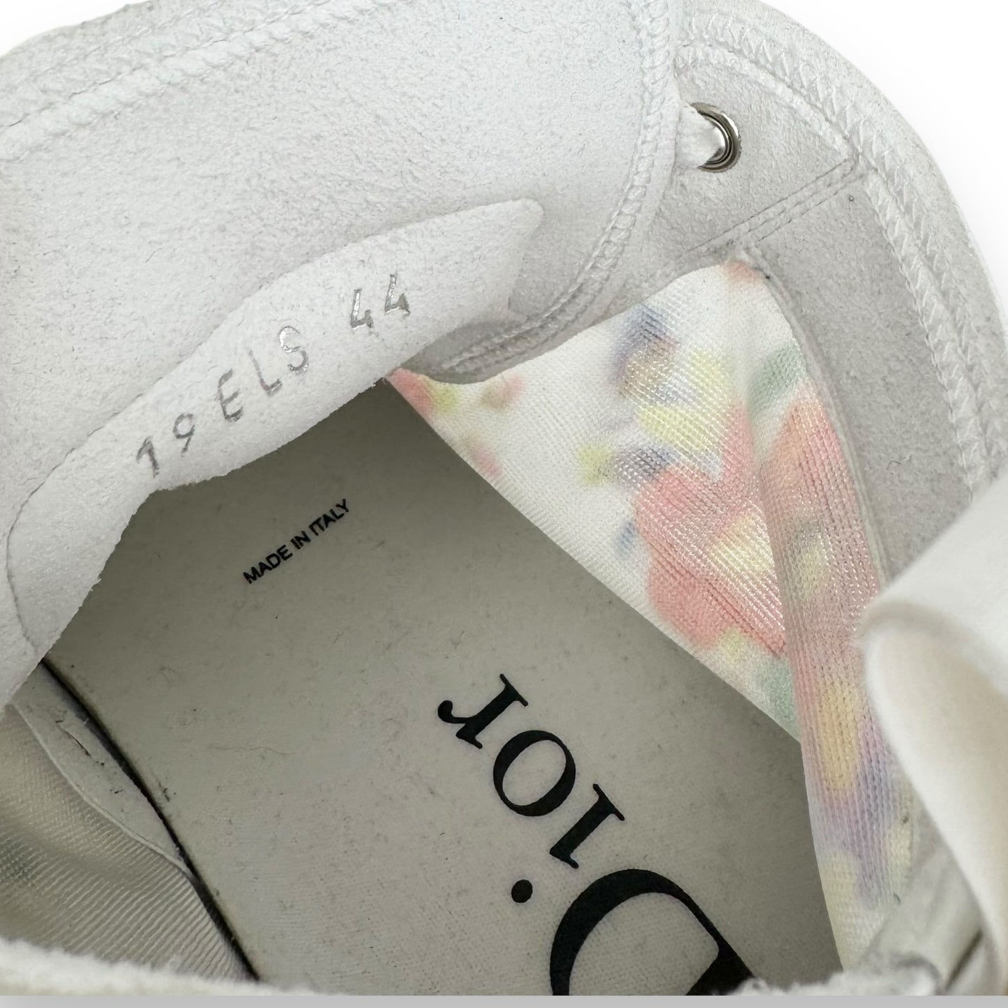 DIOR X KIM JONES B23 HIGH TOP FLORAL SNEAKER UK10