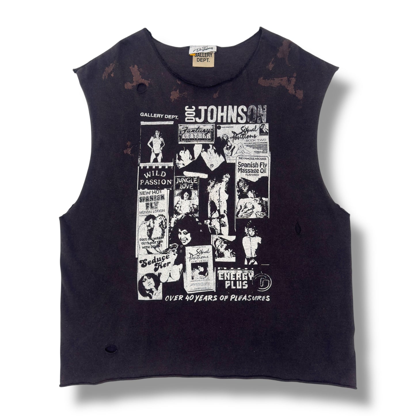 GALLERY DEPT. DOC JOHNSON DISTRESSED VEST GREY XL