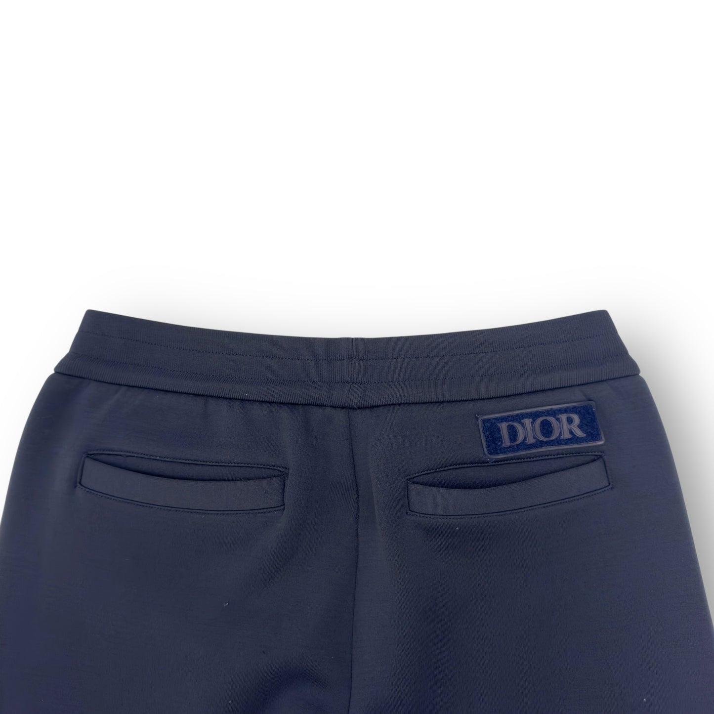 DIOR TECHNICAL FABRIC SLIM FIT TRACK PANTS NAVY S