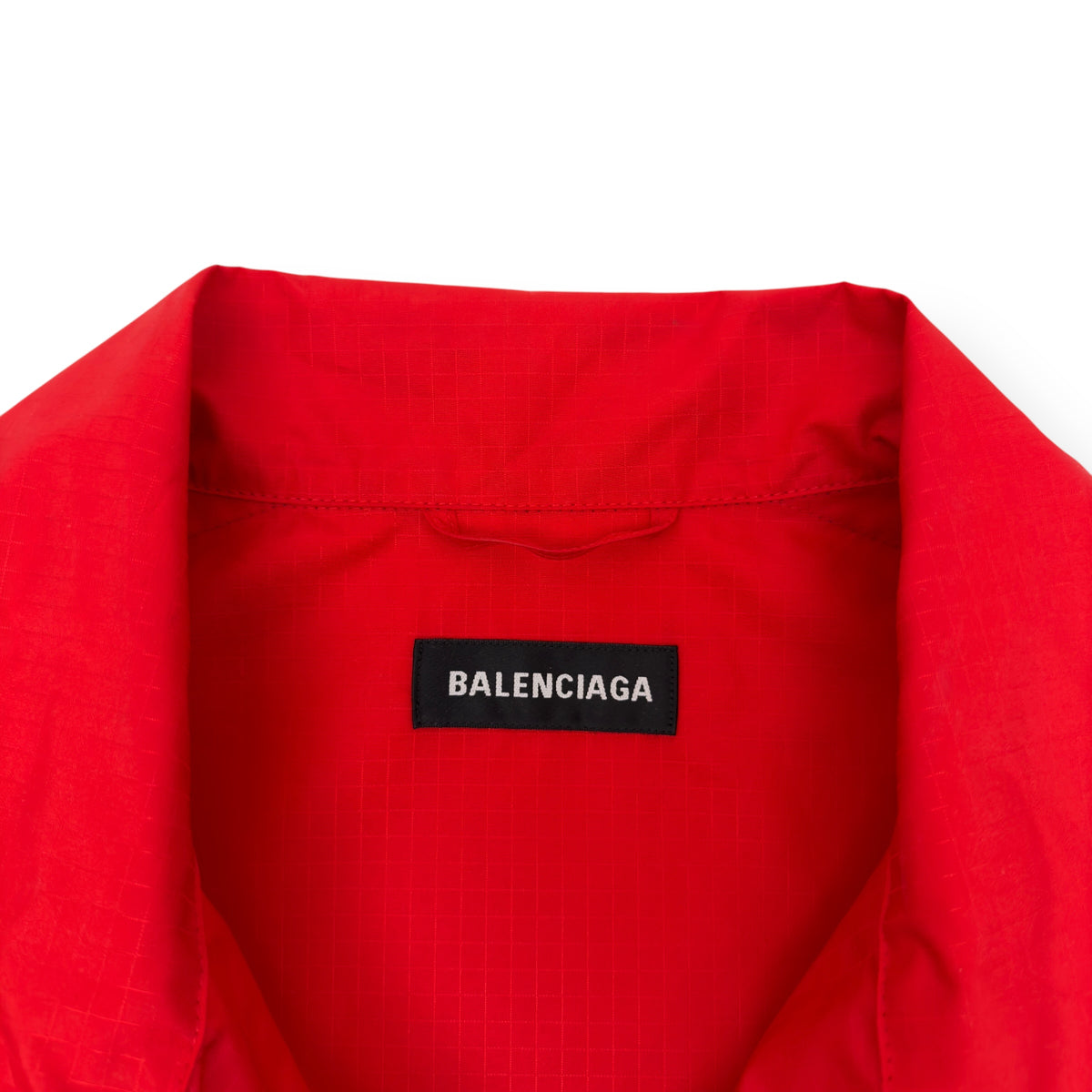 BALENCIAGA RIPSTOP OVERSIZED WINDBREAKER JACKET RED / BLUE / BLACK FR48 / M