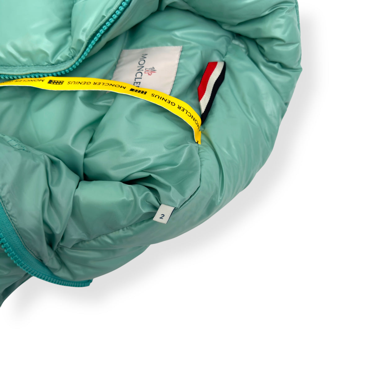 MONCLER X AWAKE DOWN PADDED VEST MINT GREEN 2 / S