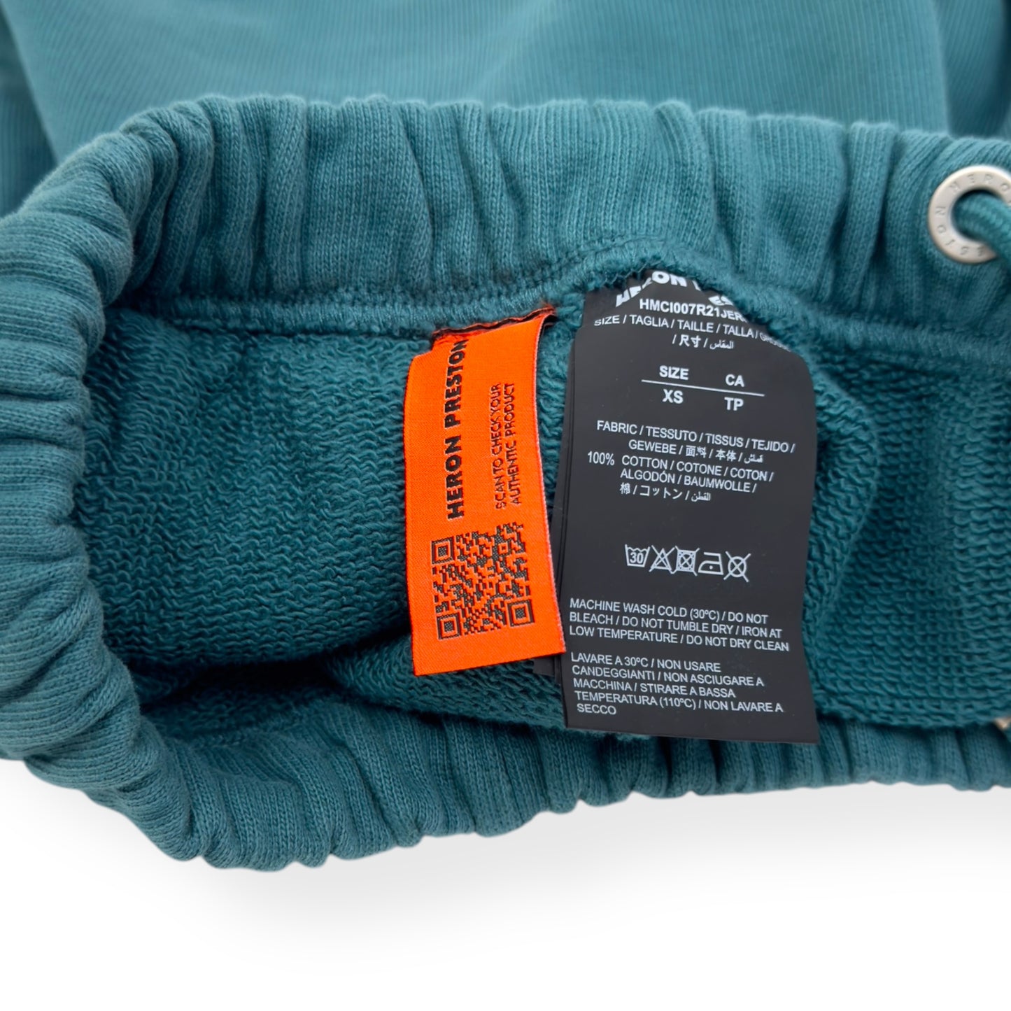 HERON PRESTON SWEAT SHORTS GREEN XS