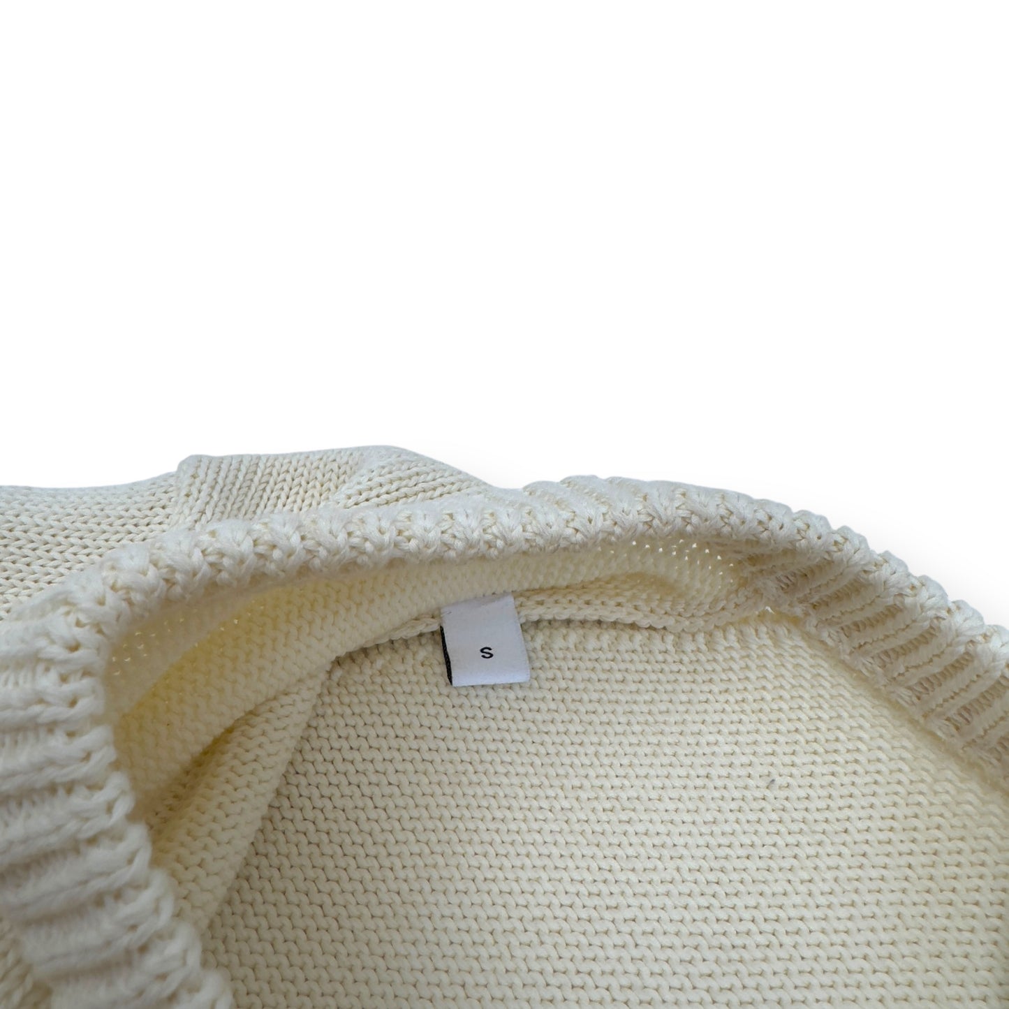 GIVENCHY REVERSE LOGO CREW KNIT SWEATER OFF-WHITE / RED S