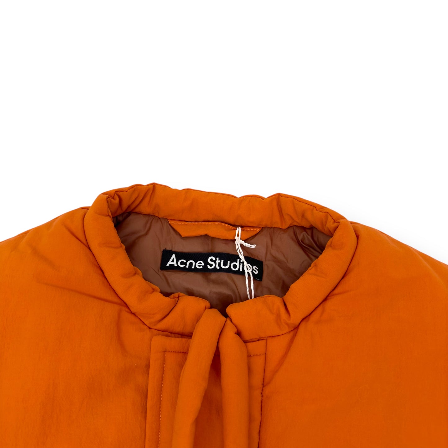 ACNE STUDIOS OSAL PADDED BOMBER JACKET ORANGE S