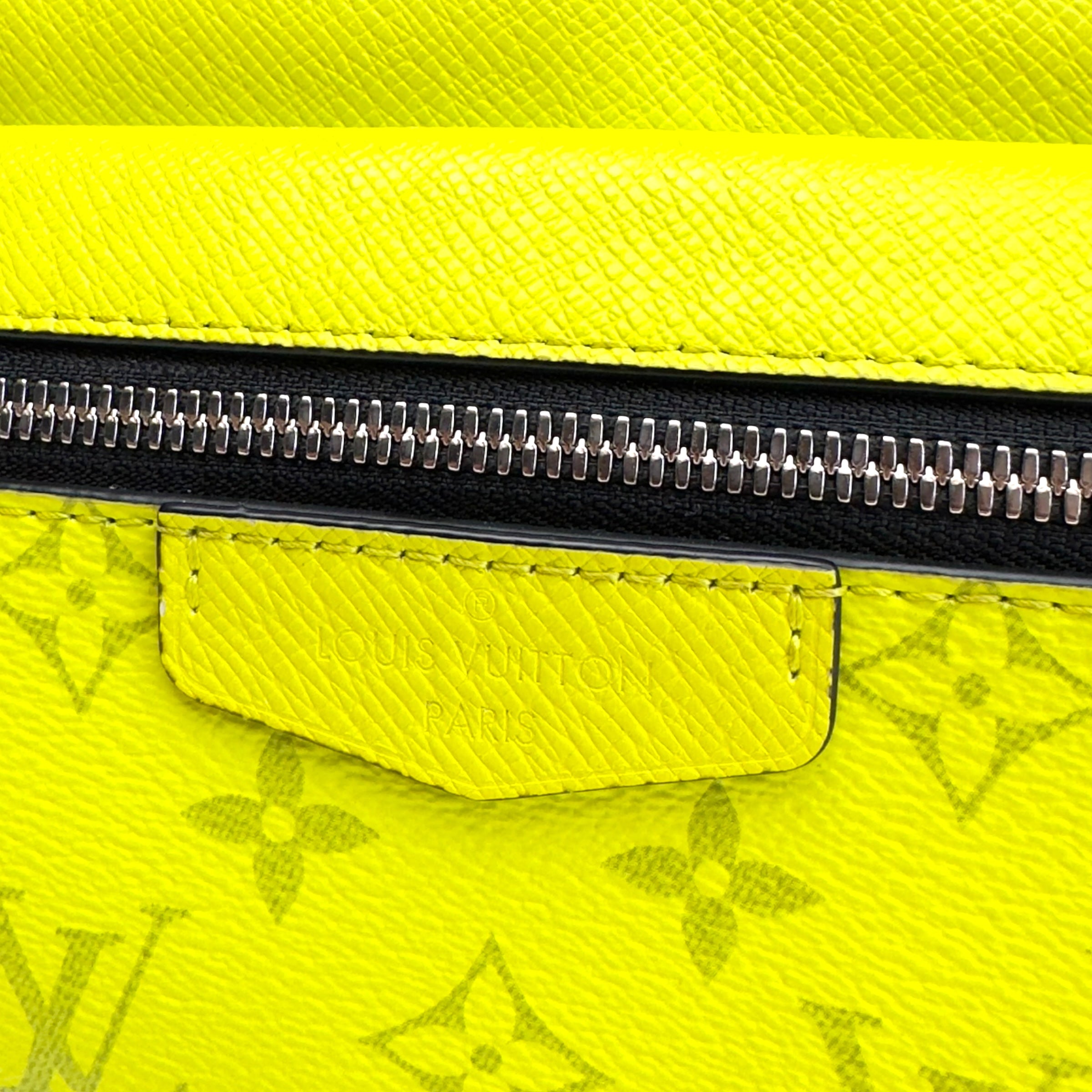 LOUIS VUITTON MONOGRAM TAIGARAMA BUM BAG YELLOW S