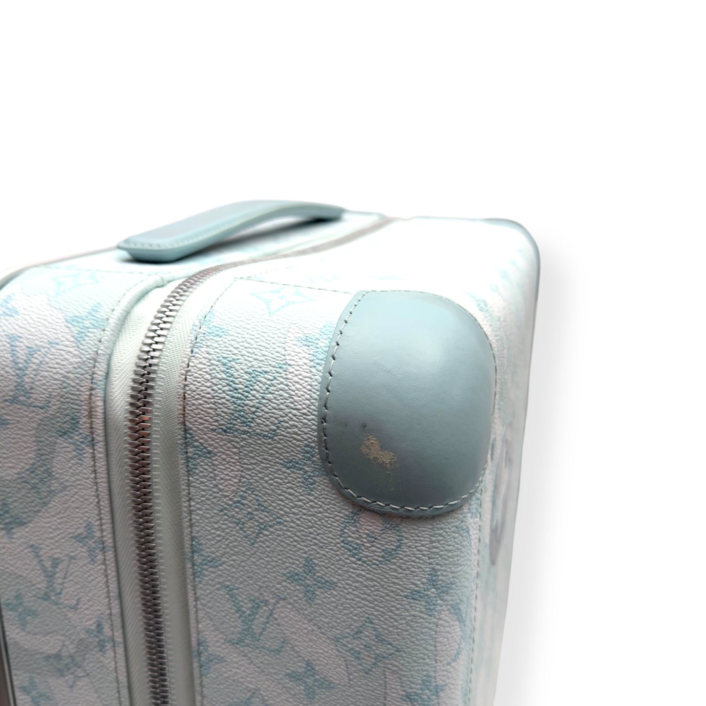 LOUIS VUITTON HORIZON 55 SUITCASE CRYSTAL BLUE M
