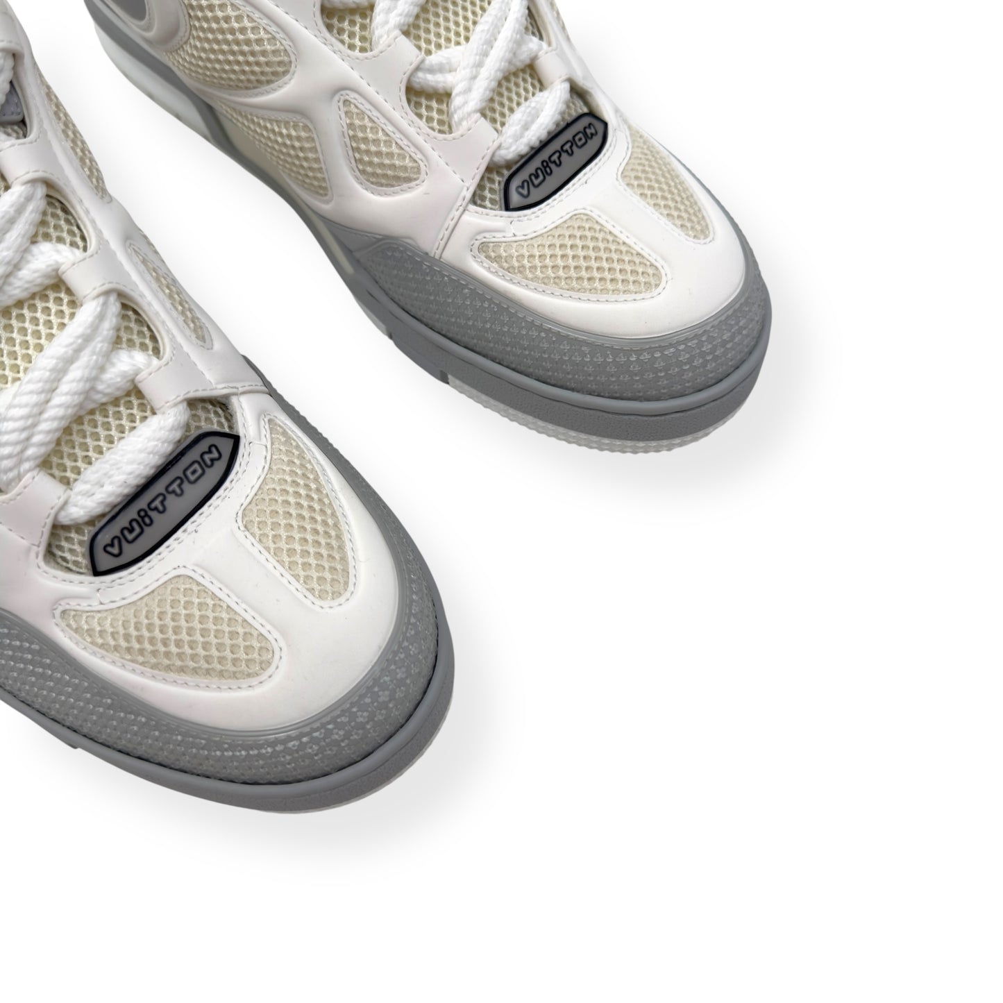 LOUIS VUITTON LV SKATE SNEAKER LUXURY GREY UK8
