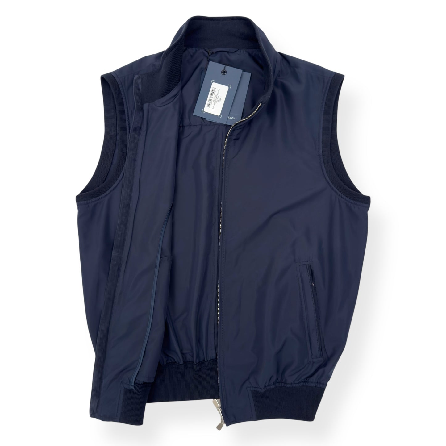 THOM SWEENEY SS23 JAPANESE NYLON GILET NAVY M