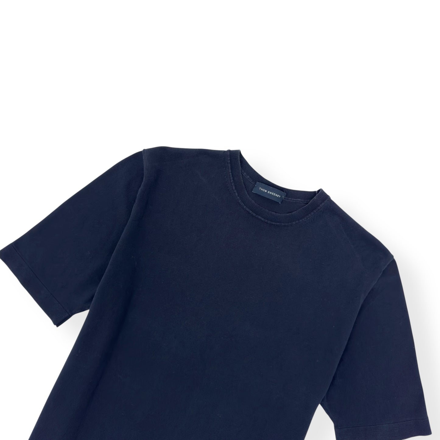 THOM SWEENEY COTTON T-SHIRT NAVY 50 / M