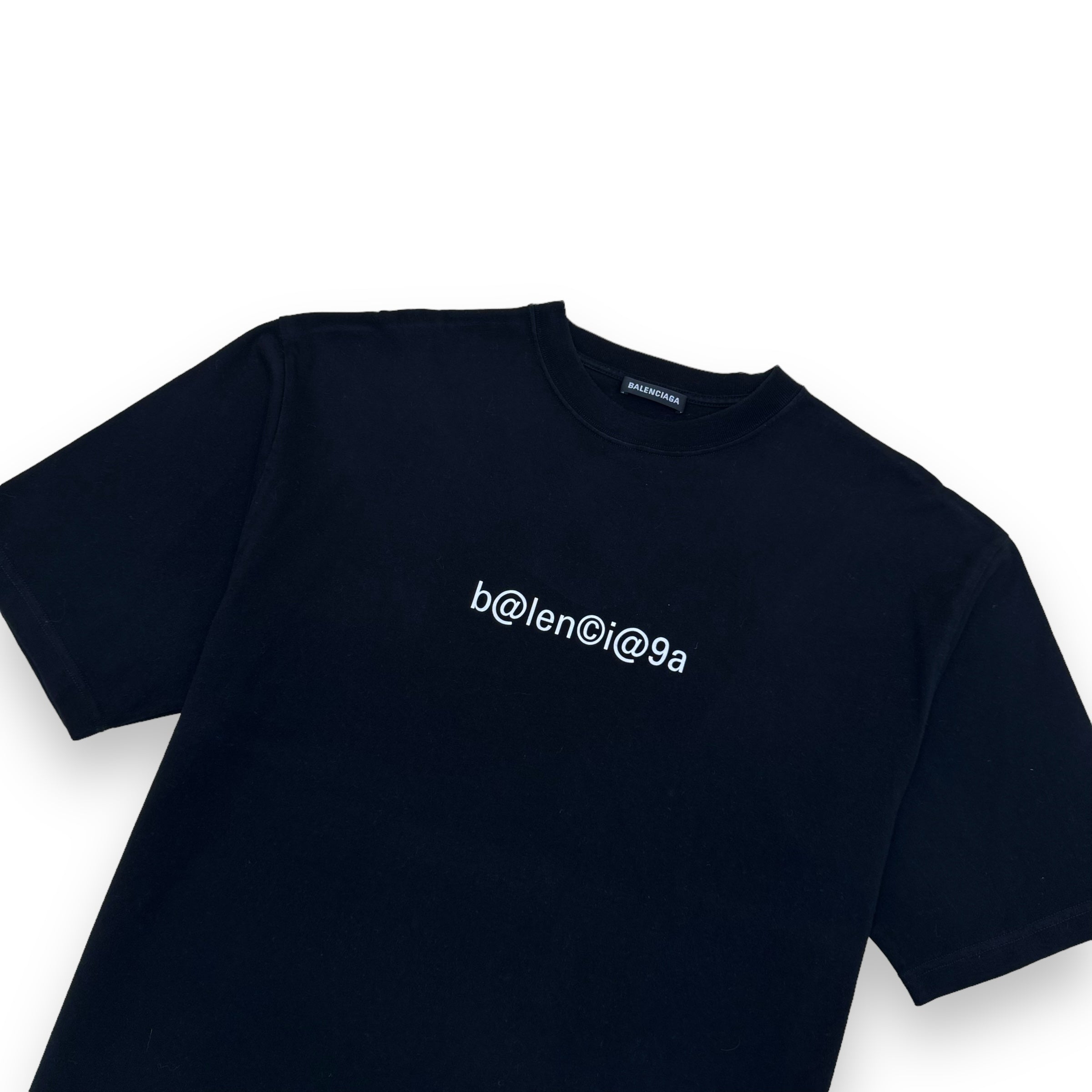 BALENCIAGA OVERSIZED SYMBOLIC LOGO T-SHIRT BLACK M