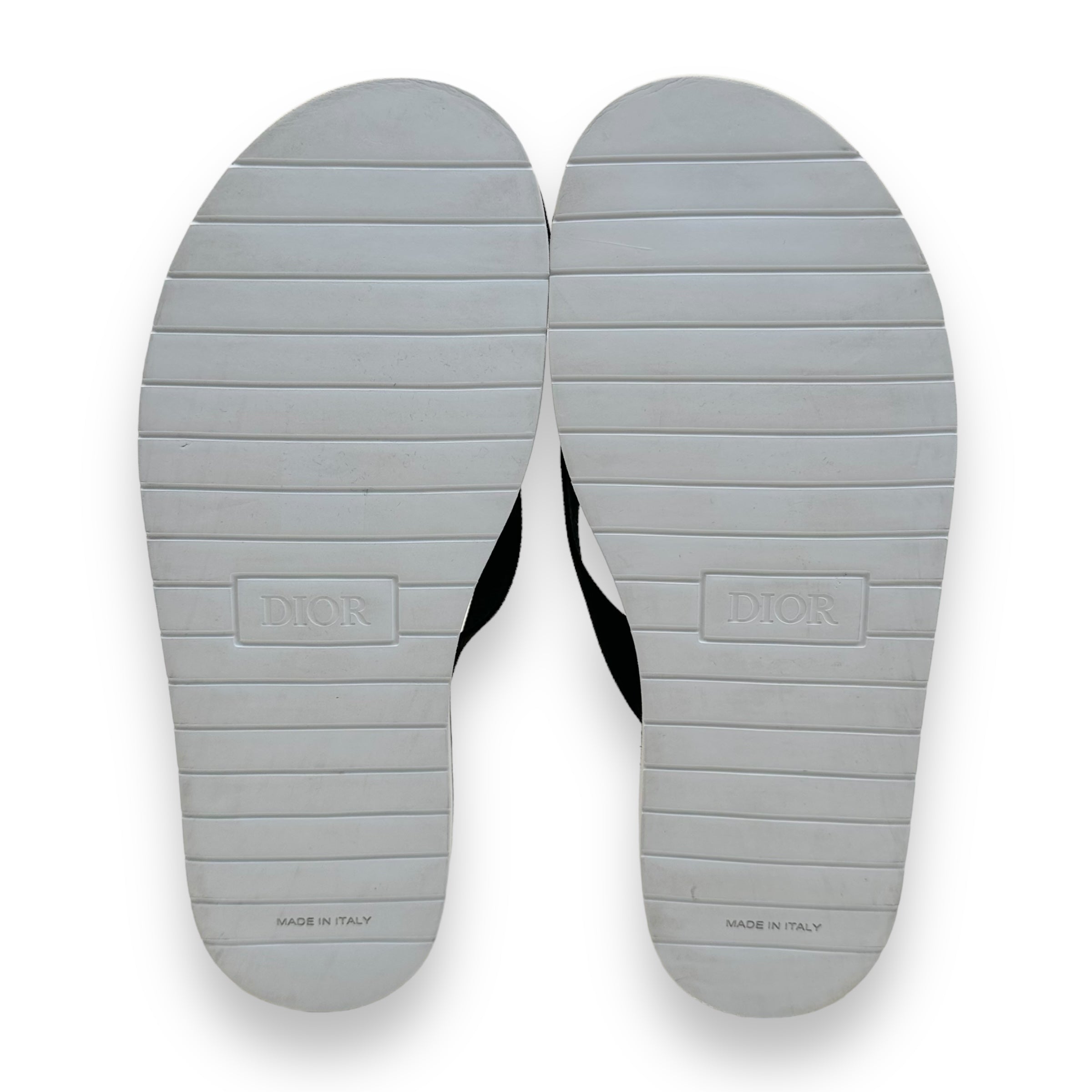 DIOR X SHAWN STÜSSY 2020 FLIP FLOPS BLACK / WHITE UK9