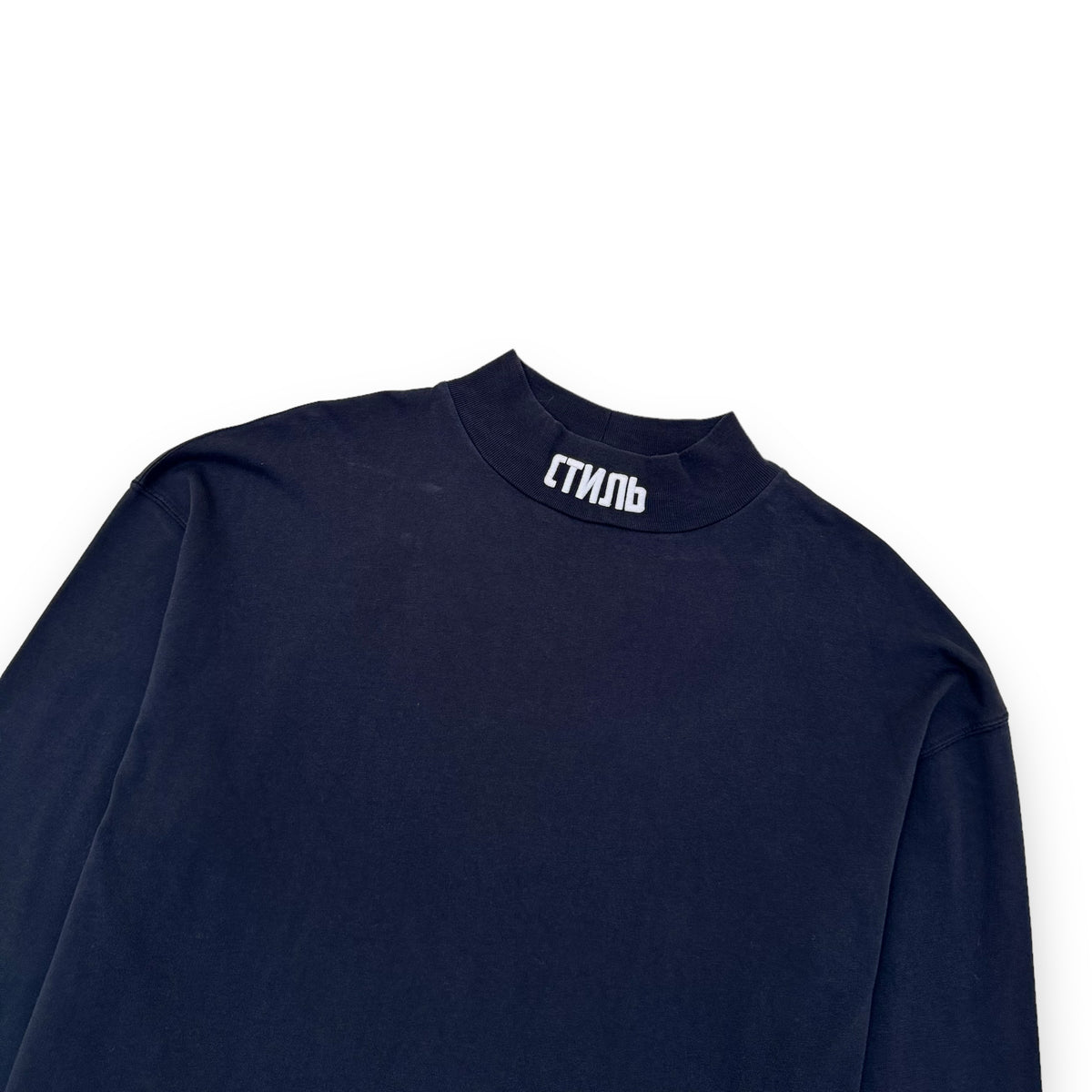 HERON PRESTON LONG SLEEVE T-SHIRT BLACK M