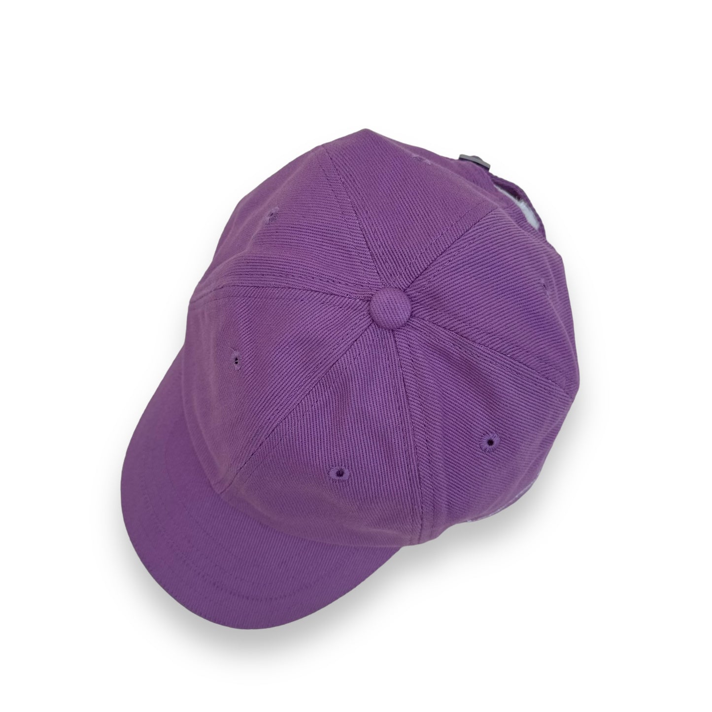 JACQUEMUS SCRIPT EMBROIDERED LOGO CAP PURPLE
