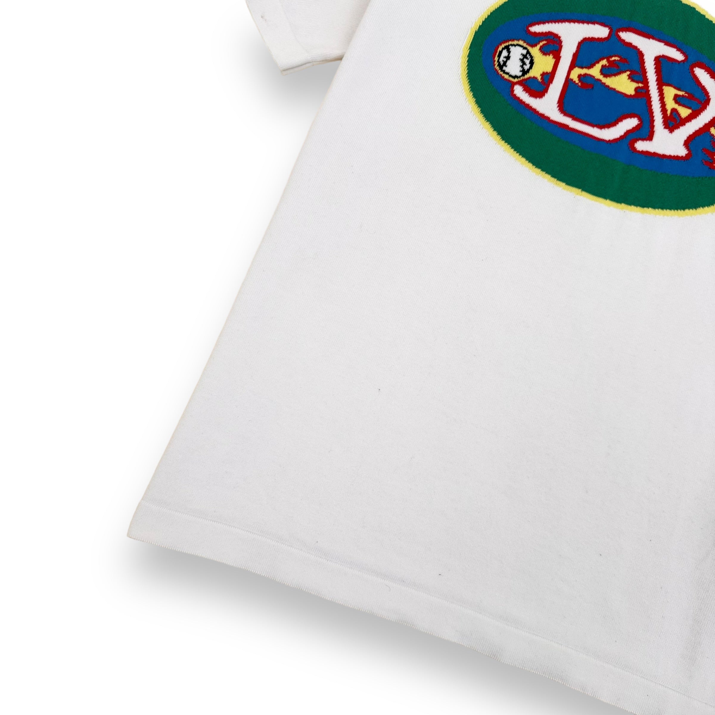 LOUIS VUITTON 2023 GRAPHIC CREW NECK T-SHIRT WHITE L