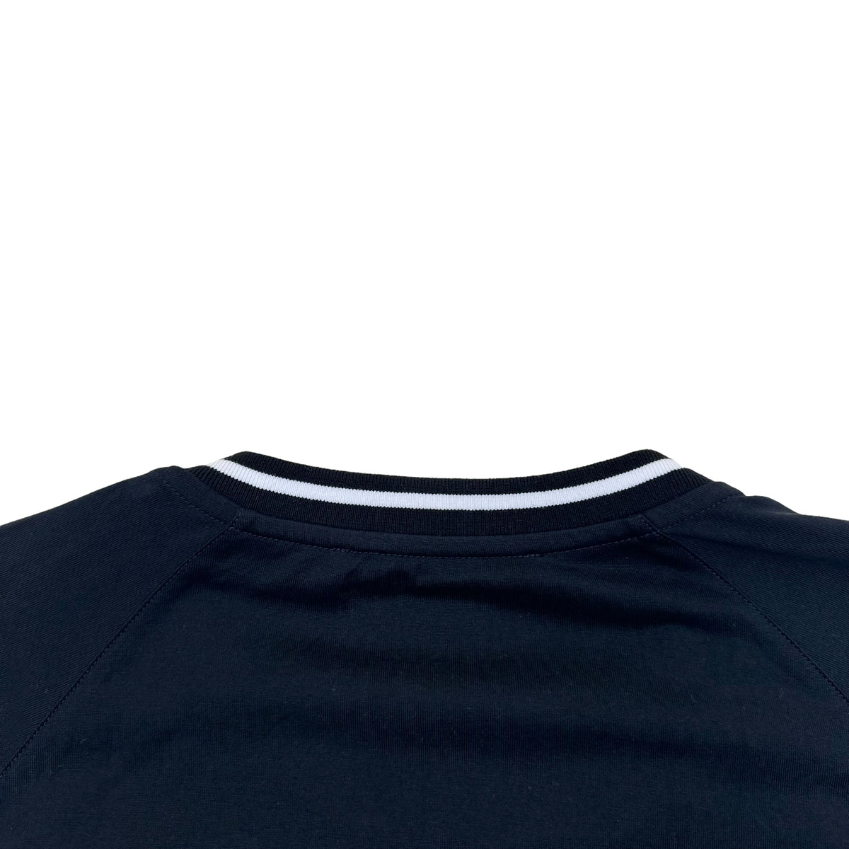 GIVENCHY EMBROIDERED LOGO T-SHIRT BLACK / WHITE L