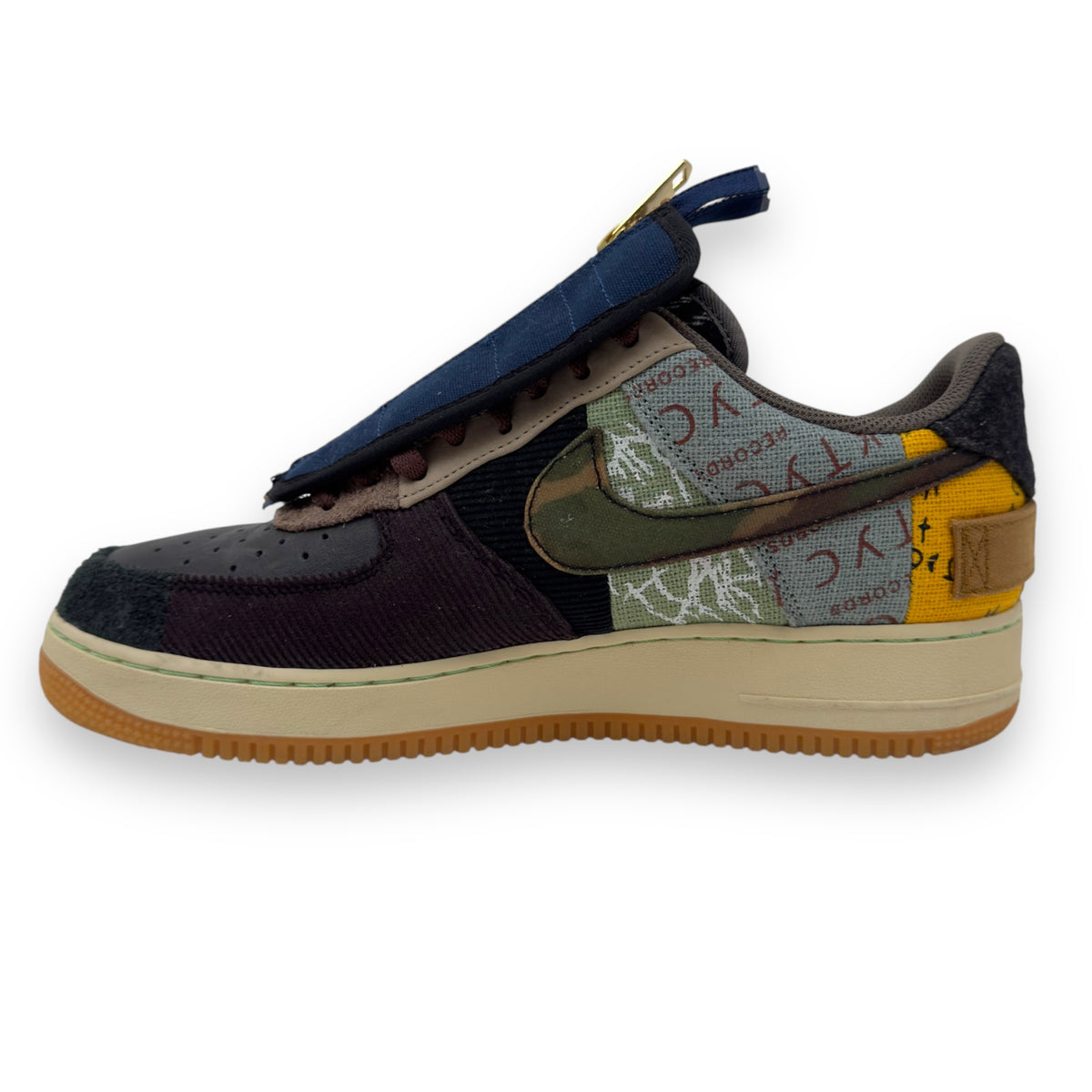 NIKE AIR FORCE 1 LOW X TRAVIS SCOTT CACTUS JACK SNEAKER UK9