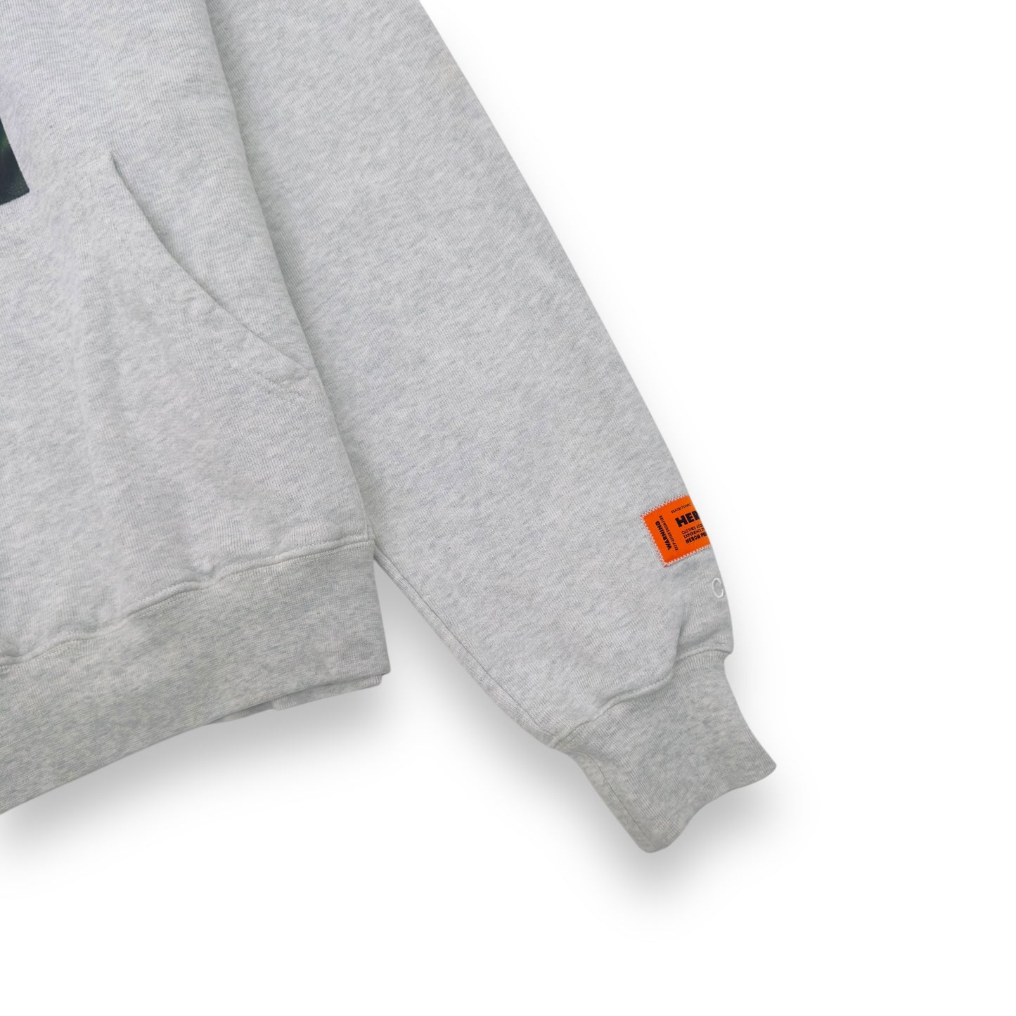 HERON PRESTON CENSORED HERON HOODIE GREY S
