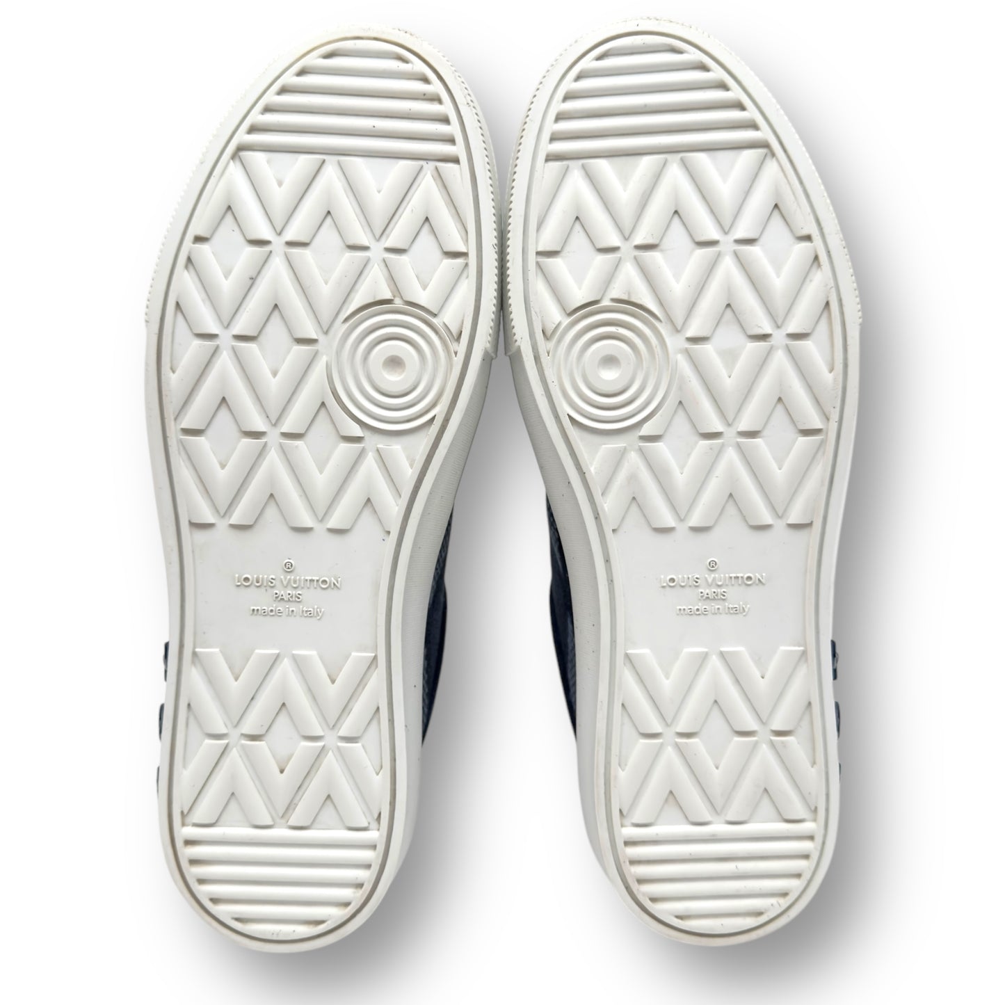 LOUIS VUITTON LV OLLIE RICHELIEU SNEAKER MARINE UK8