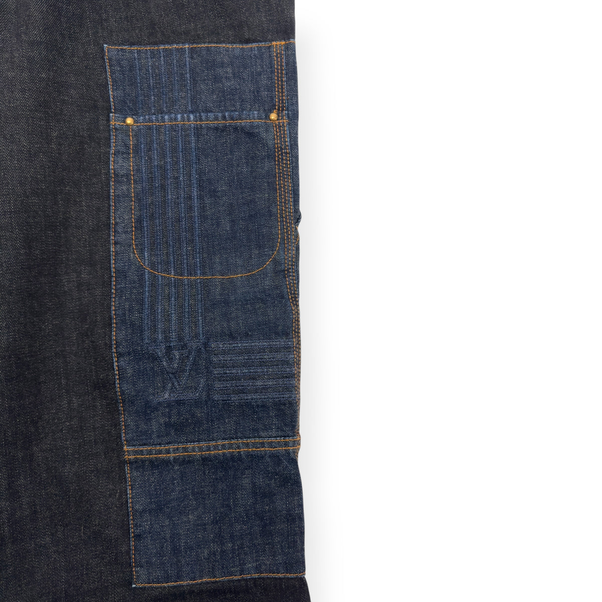 LOUIS VUITTON KARAKORAM BOW TIME DENIM JEANS INDIGO W34”