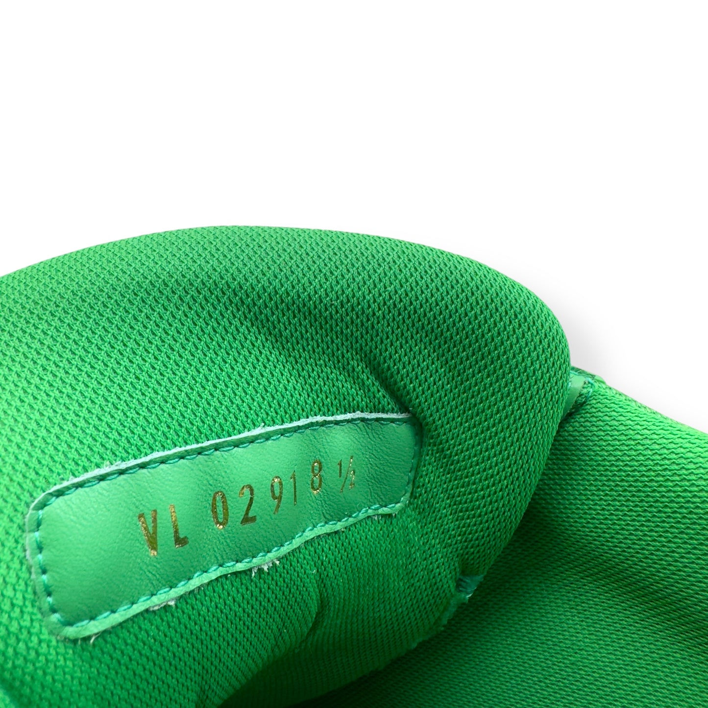 LOUIS VUITTON LV TRAINER GREEN / BLACK UK8.5