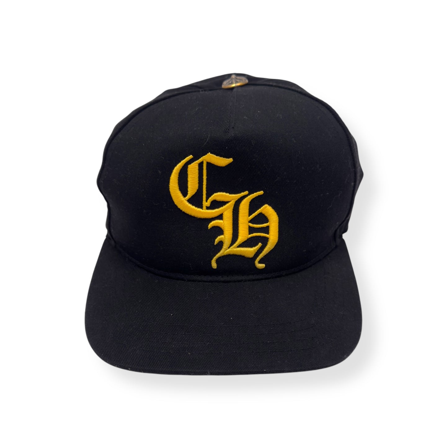 CHROME HEARTS CH BASEBALL CAP BLACK / YELLOW O/S