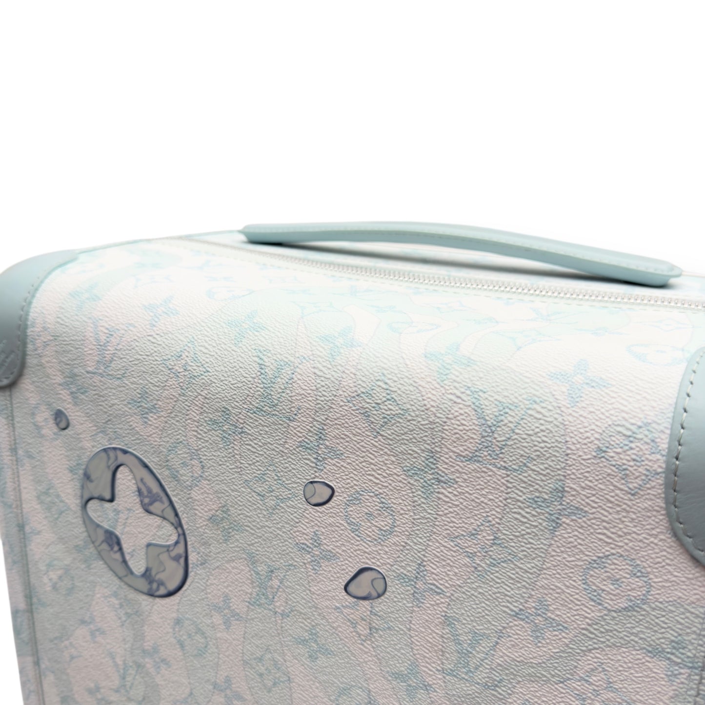LOUIS VUITTON HORIZON 55 SUITCASE CRYSTAL BLUE M