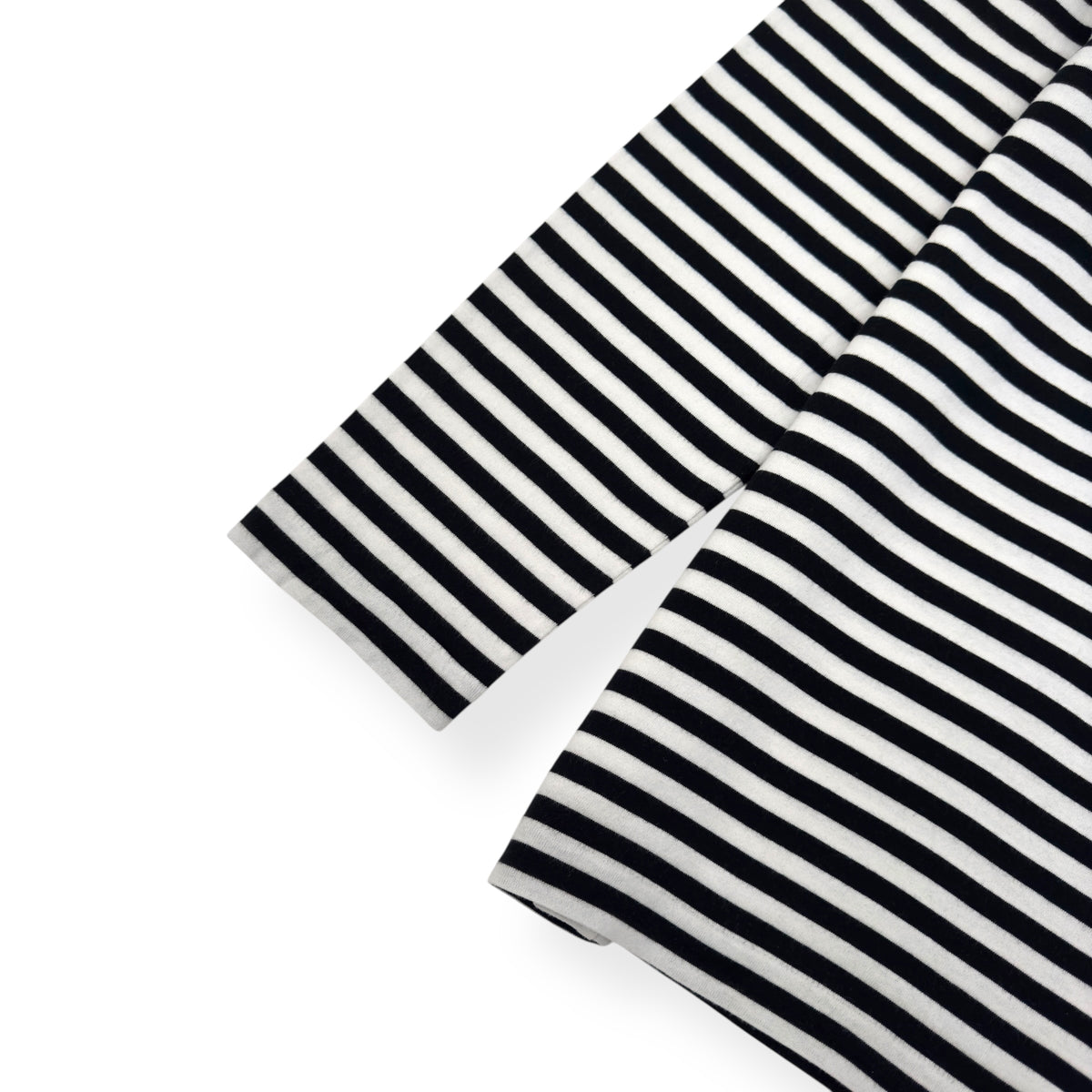 CDG PLAY LONG SLEEVE T-SHIRT BLACK / WHITE L
