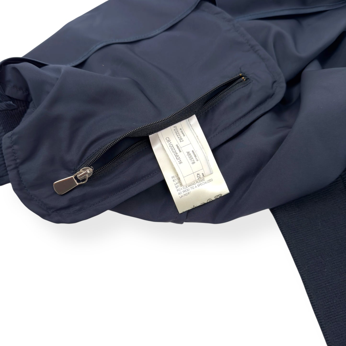 THOM SWEENEY SS23 JAPANESE NYLON GILET NAVY M