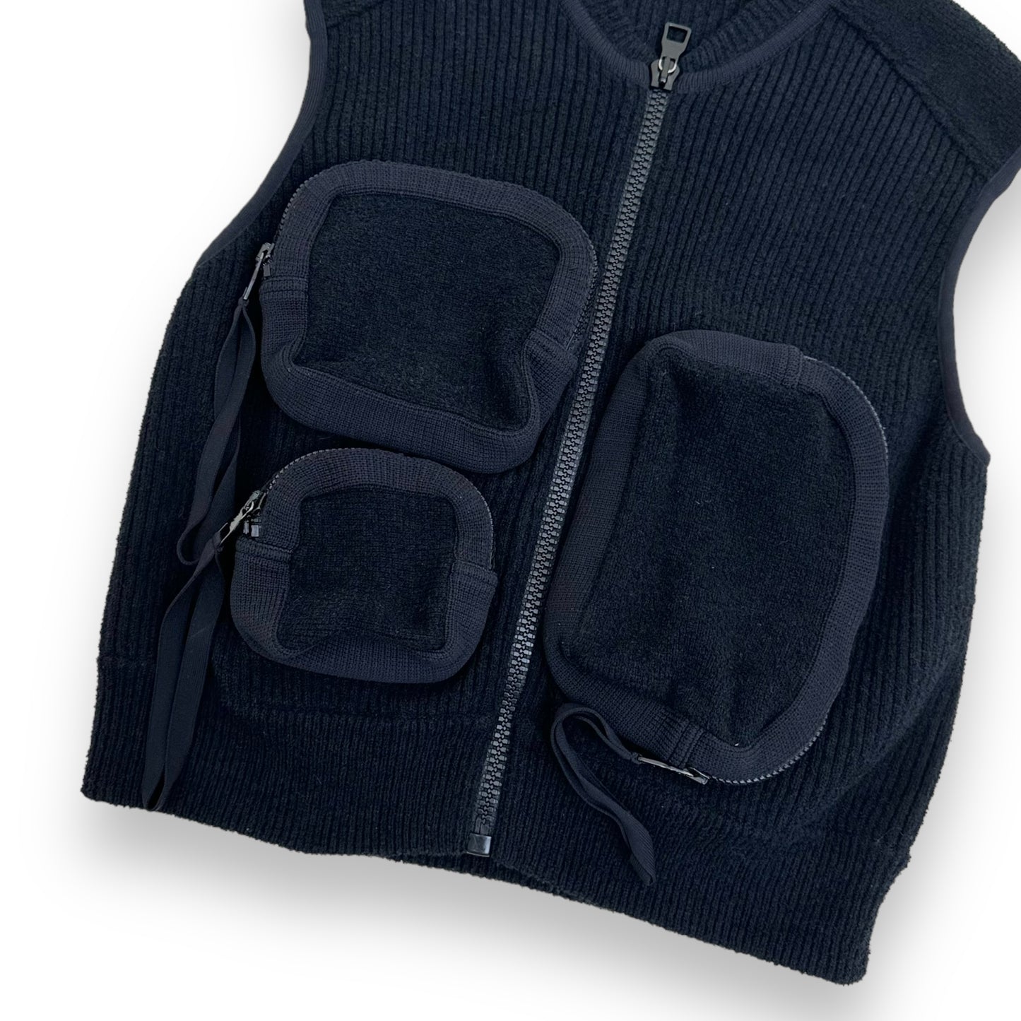LOUIS VUITTON X VIRGIL ABLOH MULTI POCKET 3D GILET VEST JACKET BLACK L