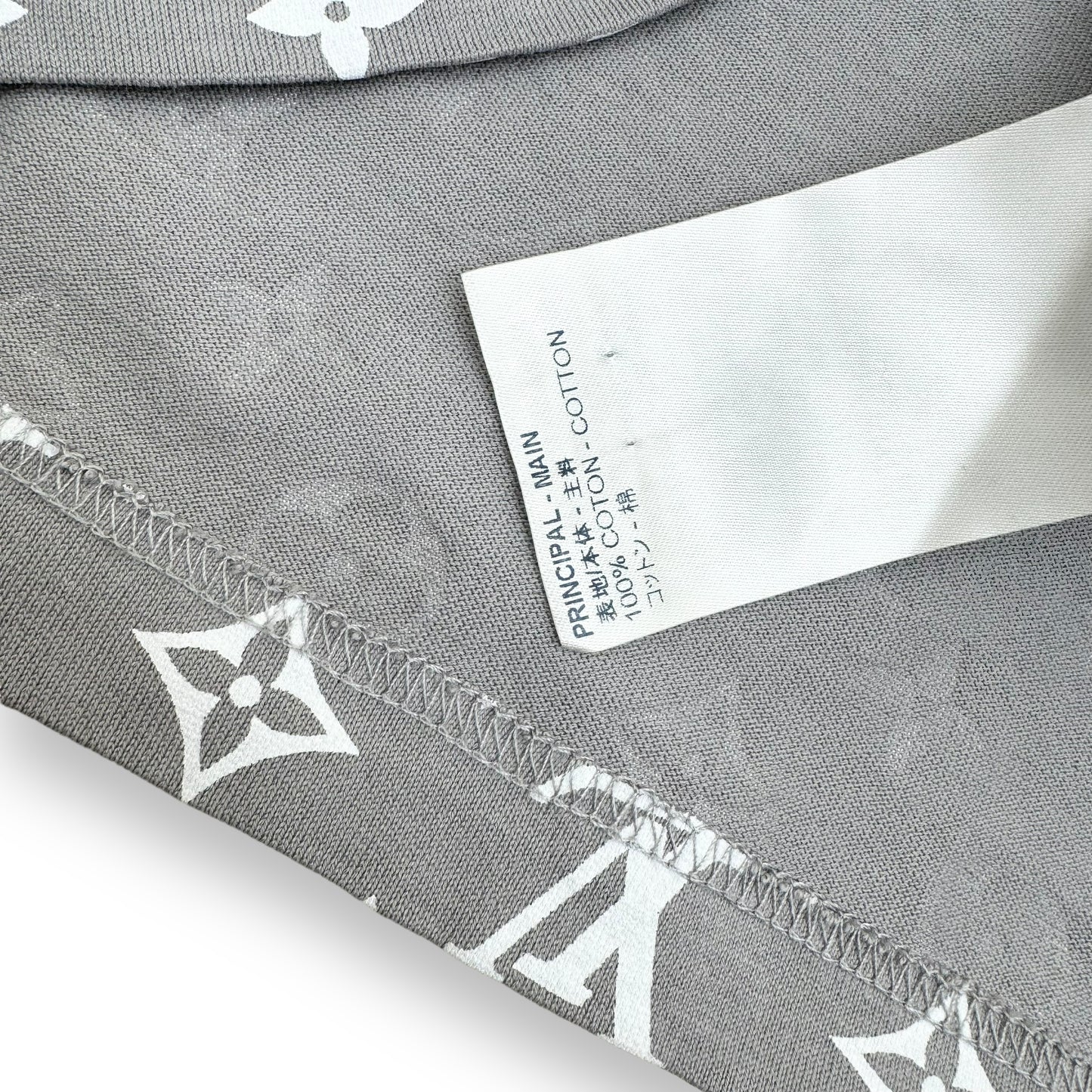 LOUIS VUITTON MONOGRAM GRADIENT T-SHIRT GREY XL