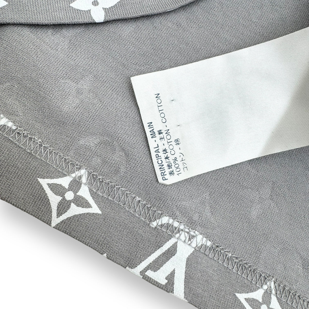 LOUIS VUITTON MONOGRAM GRADIENT T-SHIRT GREY XL