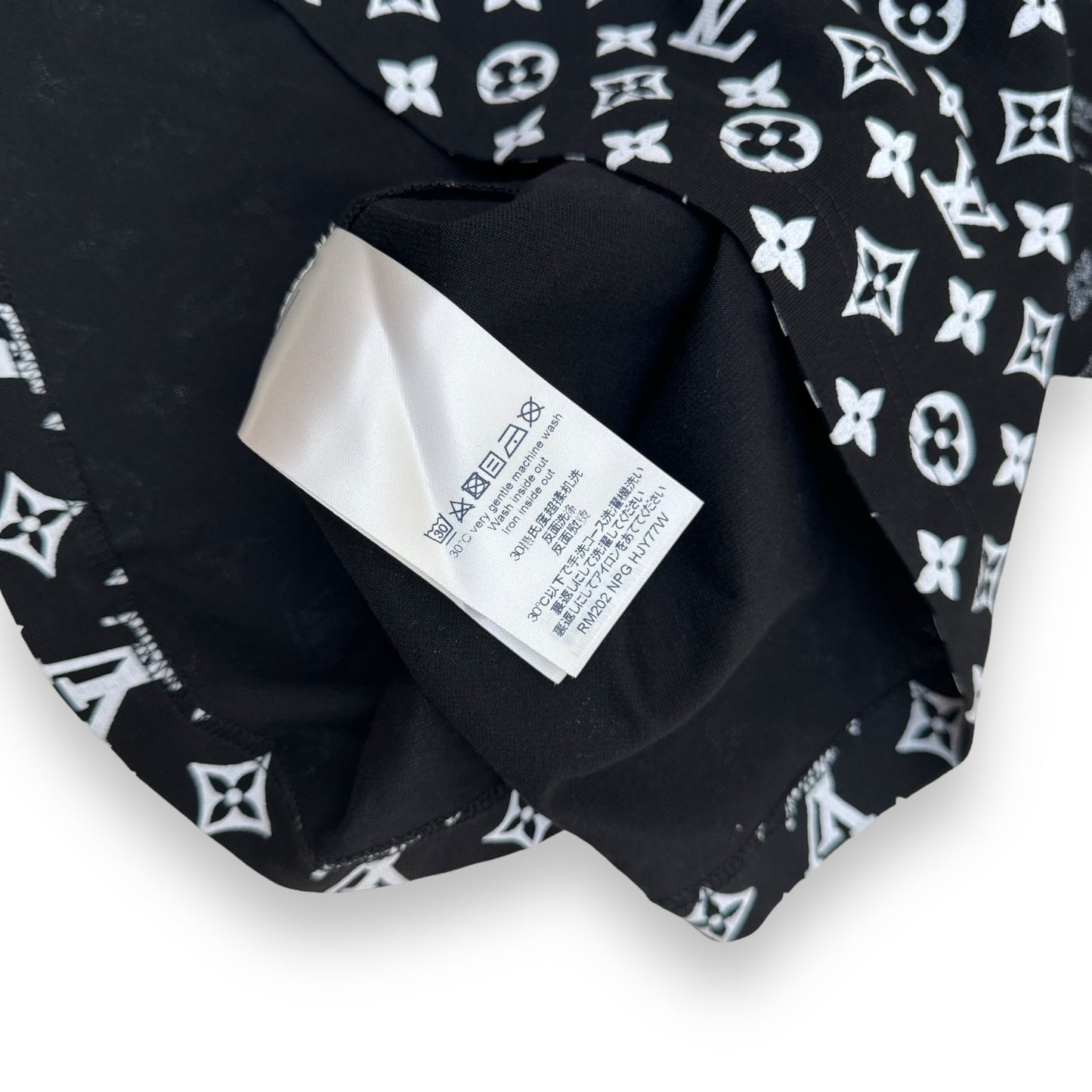 LOUIS VUITTON MONOGRAM GRADIENT T-SHIRT BLACK XL