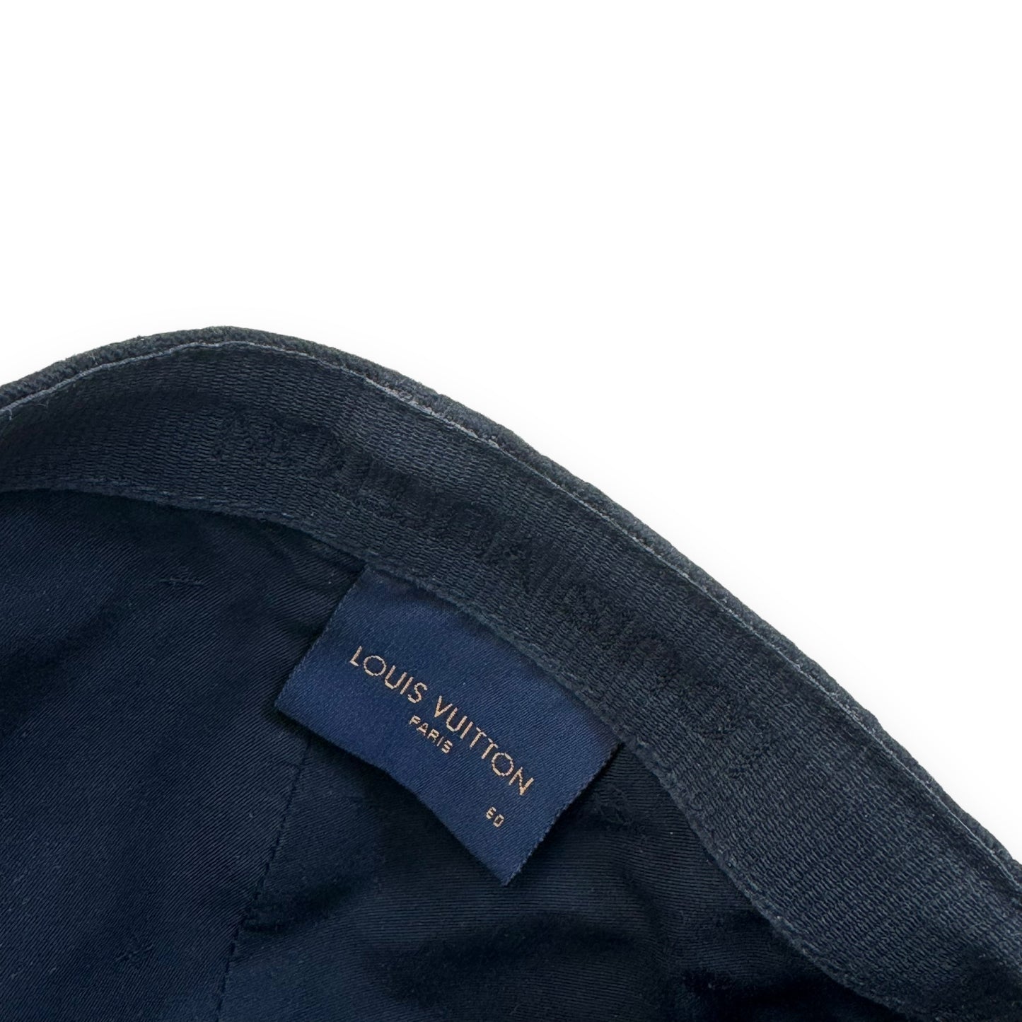 LOUIS VUITTON MONOGRAM BASEBALL CAP NOIR BLACK O/S
